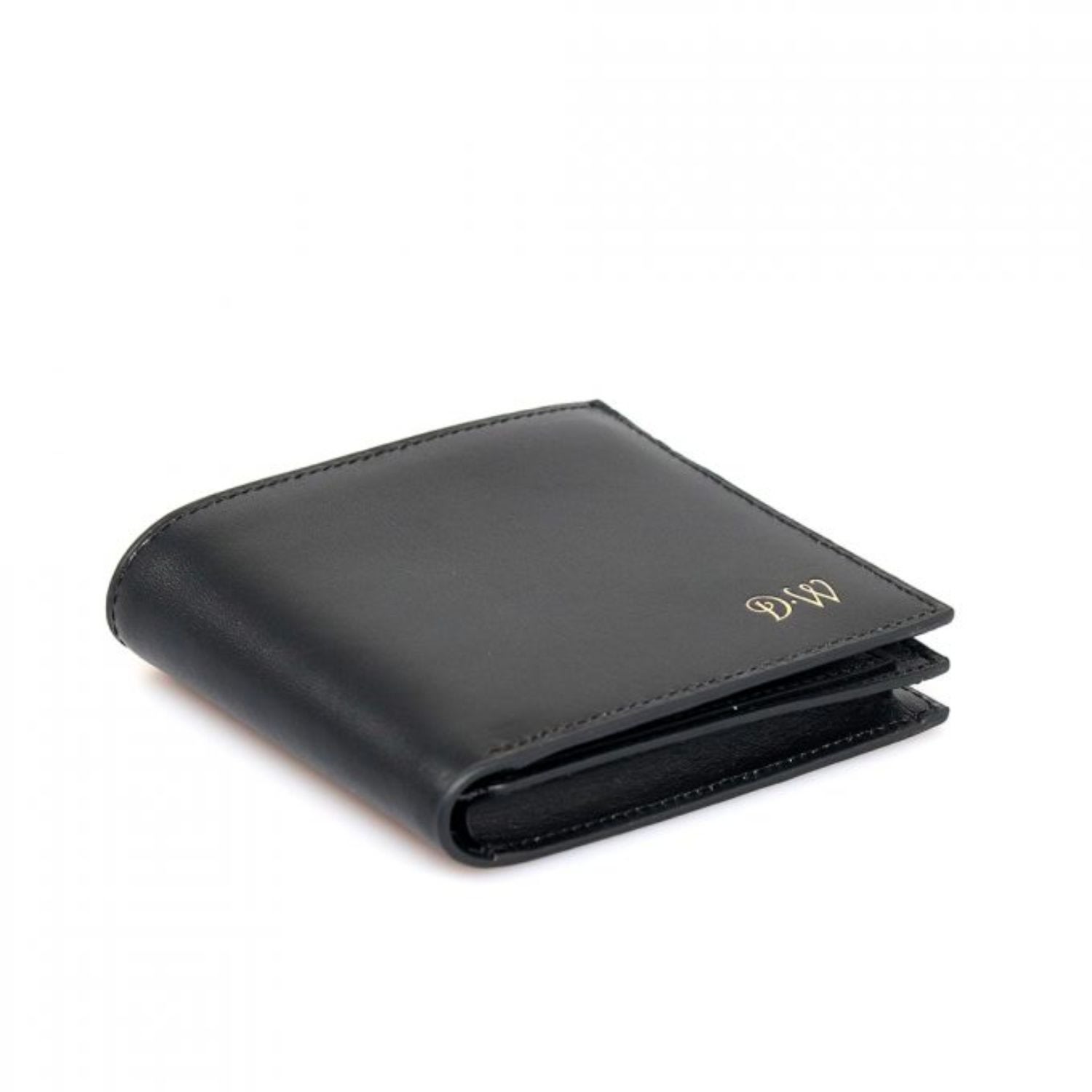 Men’s Billfold Wallet - Black David Wej