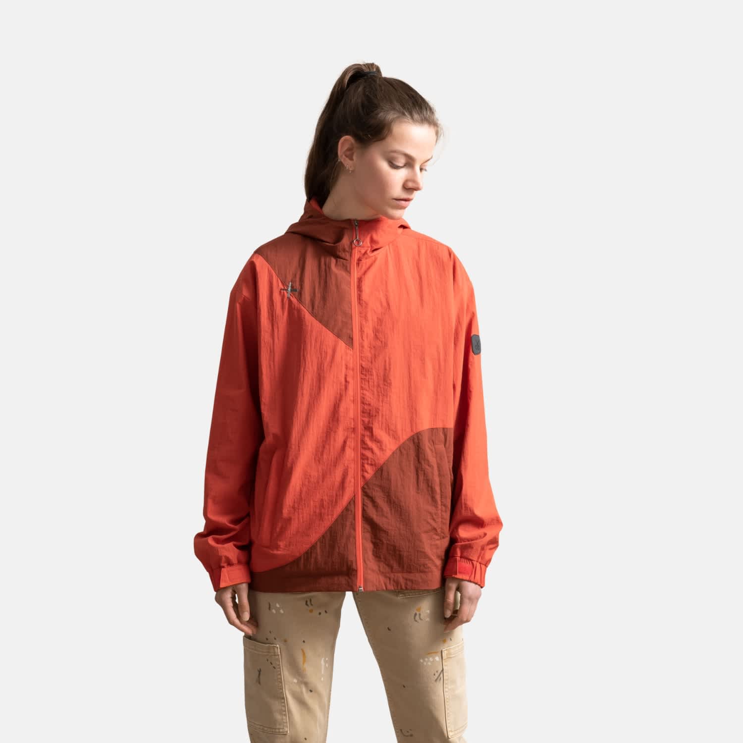Coral rain jacket online