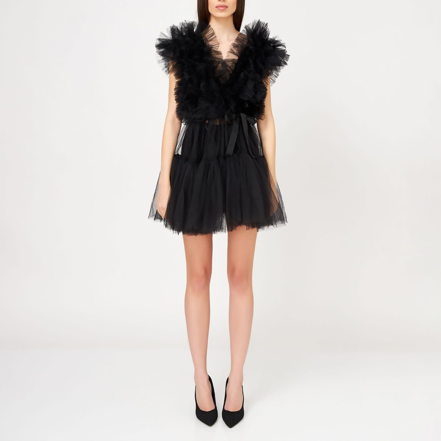 Layered Tulle Mini Dress | LIA ARAM | Wolf & Badger