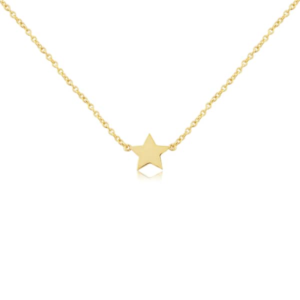 Auree Jewellery Soho Yellow Gold Star Necklace