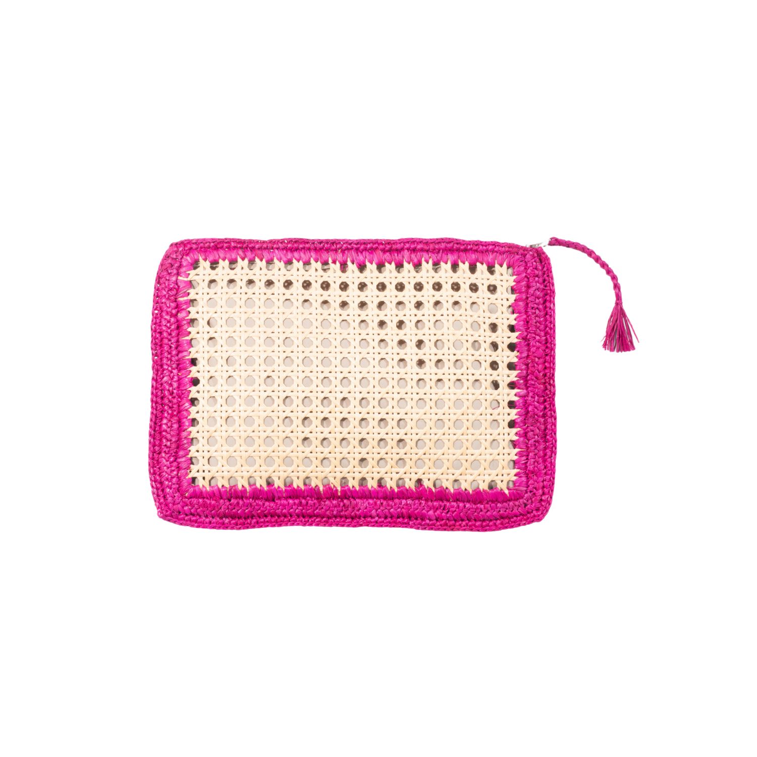 Women's Pink Cannage Pouch Fushia | Zanatany Concepts