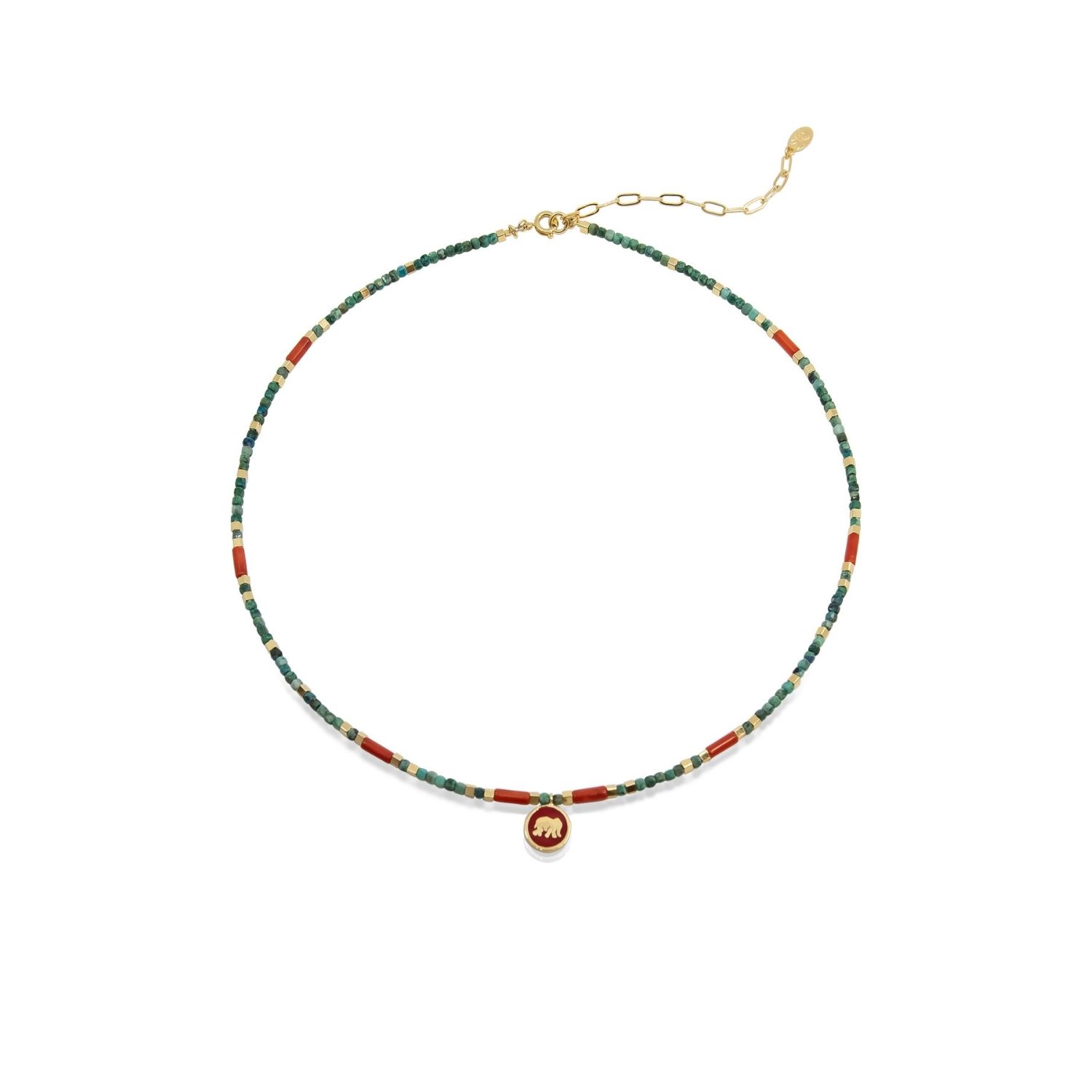 Atelier Petites Pierres Women's Big Soul - Elephant Pendant Necklace