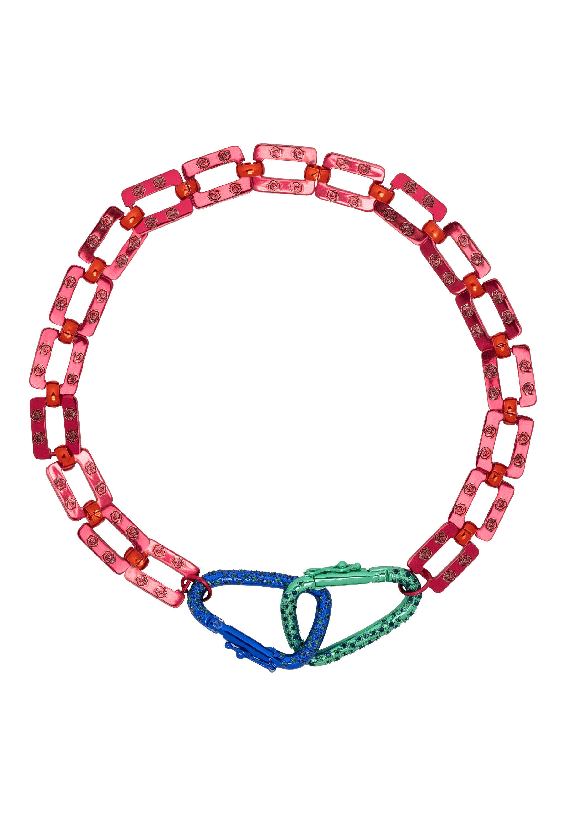 Lavani Jewels Women's Red / Green / Blue Antonia Necklace