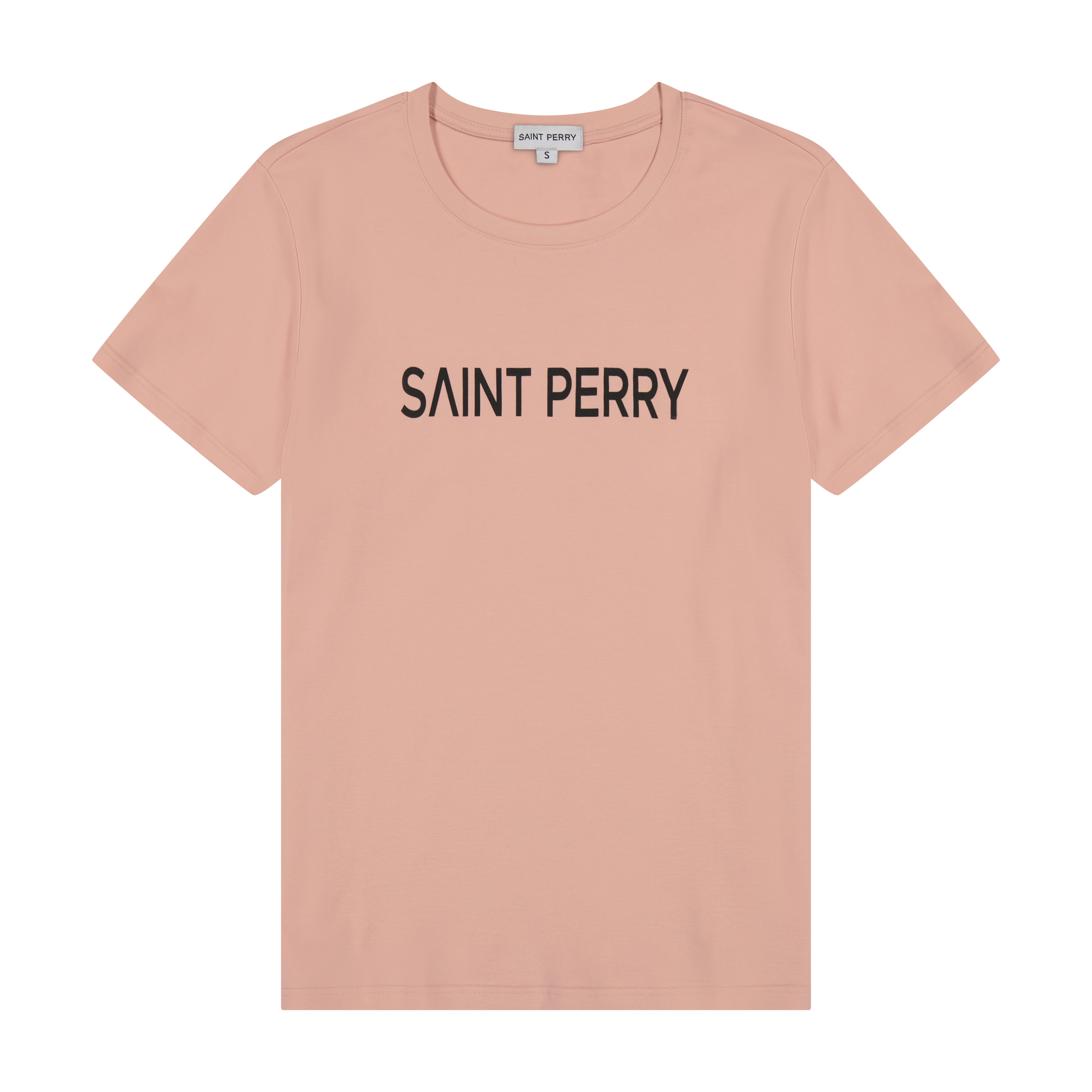 Women’s Yellow / Orange Cotton Crewneck Shirt - Peach XXL Saint Perry