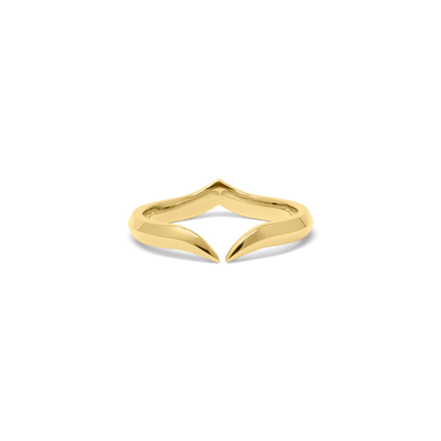 Women’s Fang Ring - 18K Yellow Gold Vermeil Edx