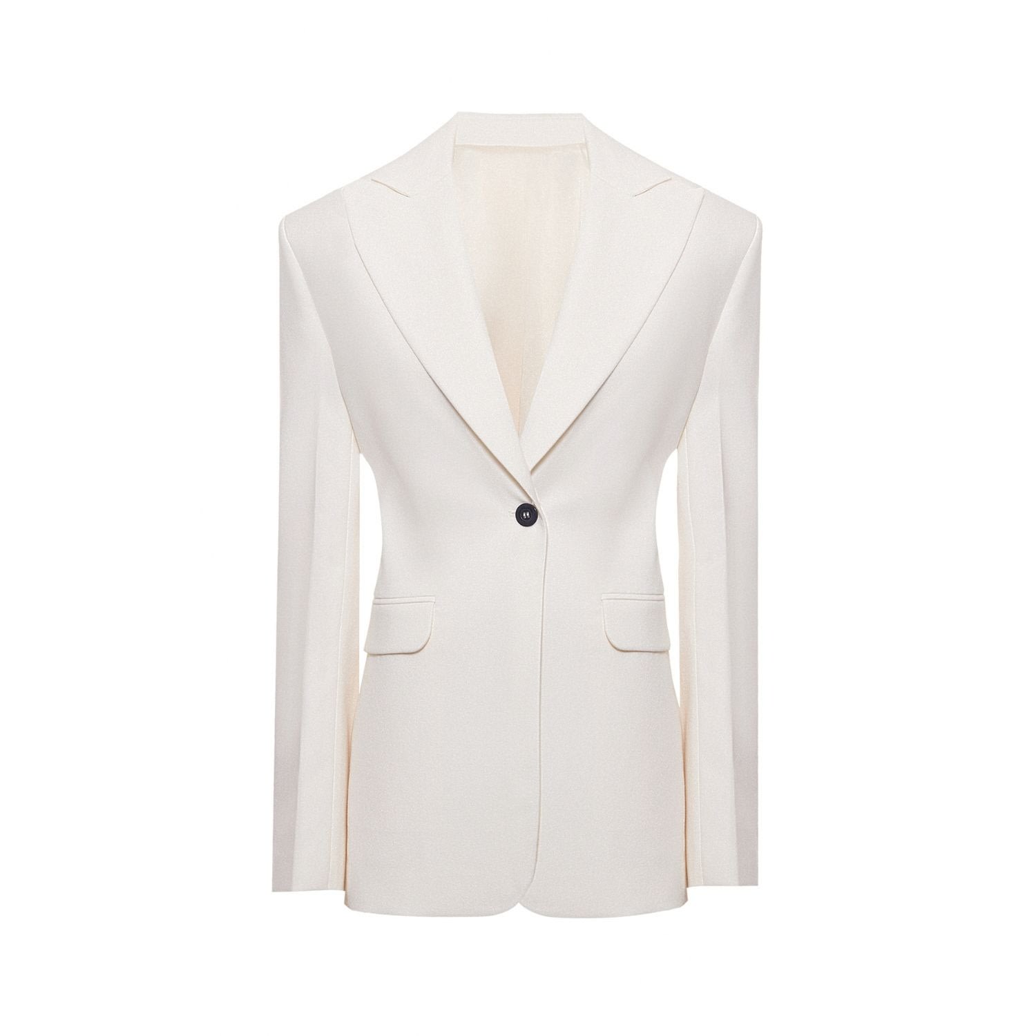 Women’s White Tailored Wool Blazer In Ivory Extra Small Epuzer