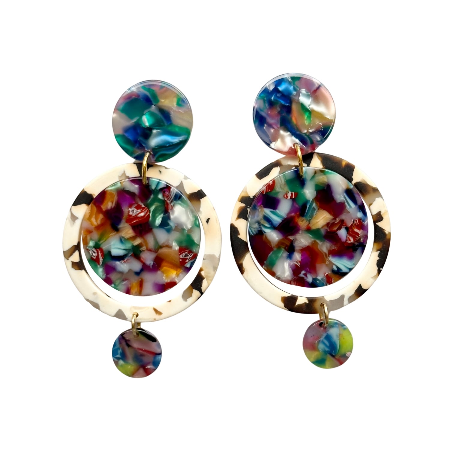 Women’s Neutrals Orbital Drop Earrings In Queen Of Galaxy Closet Rehab