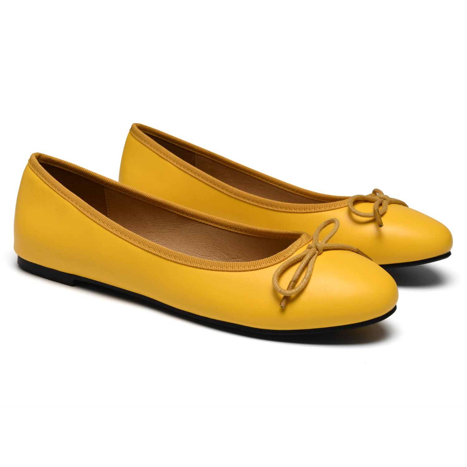 Women’s Yellow / Orange Amelie Yellow Leather 3 Uk French Sole