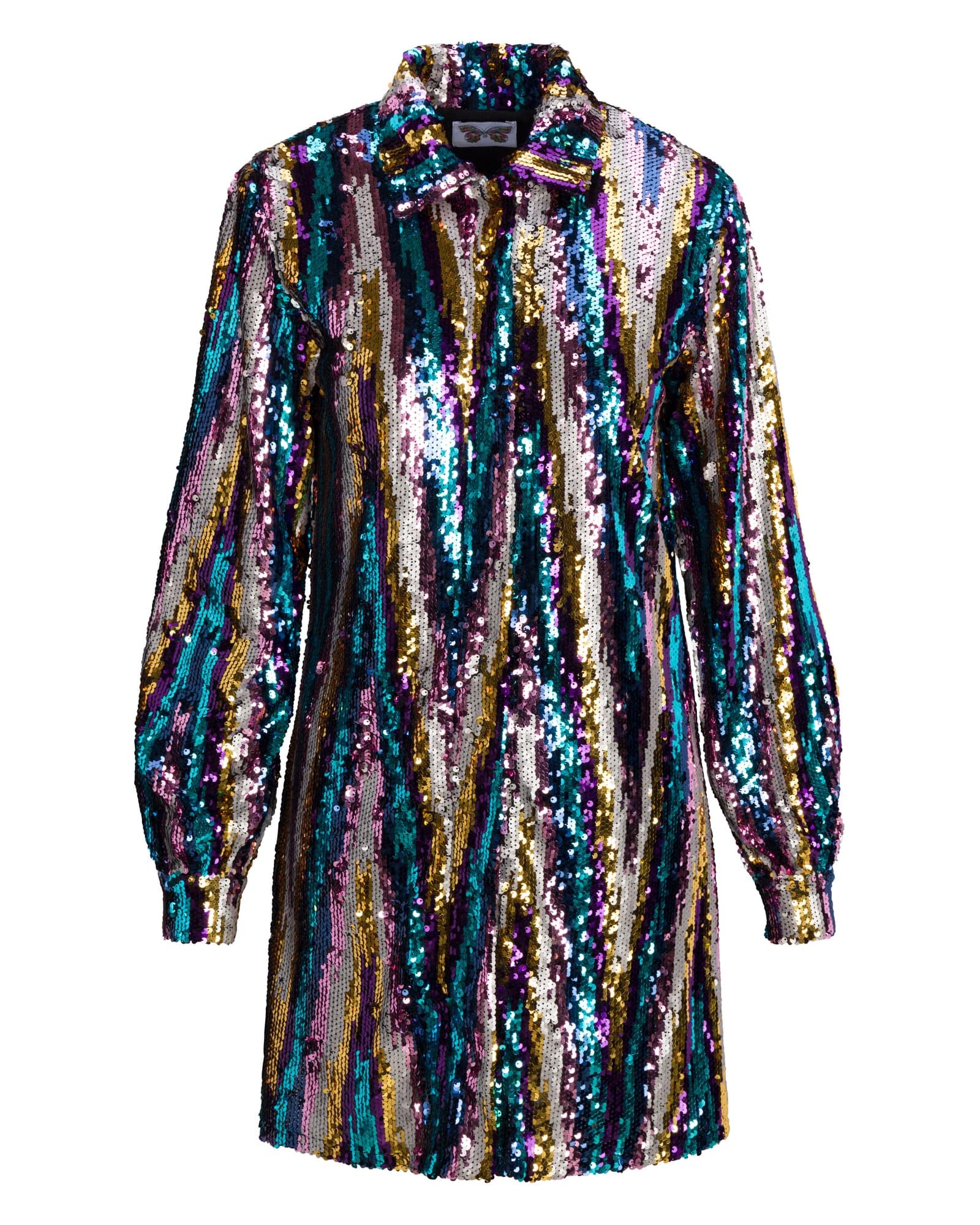 Women’s Martini Dress - Rainbow Glitter 4Xs Meghan Fabulous