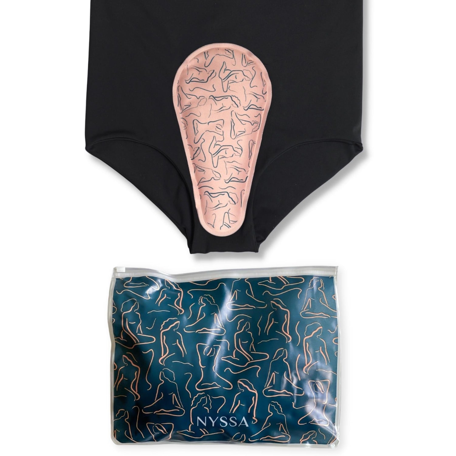 Nyssa Neutrals / Black Below-the-belt Recovery Set