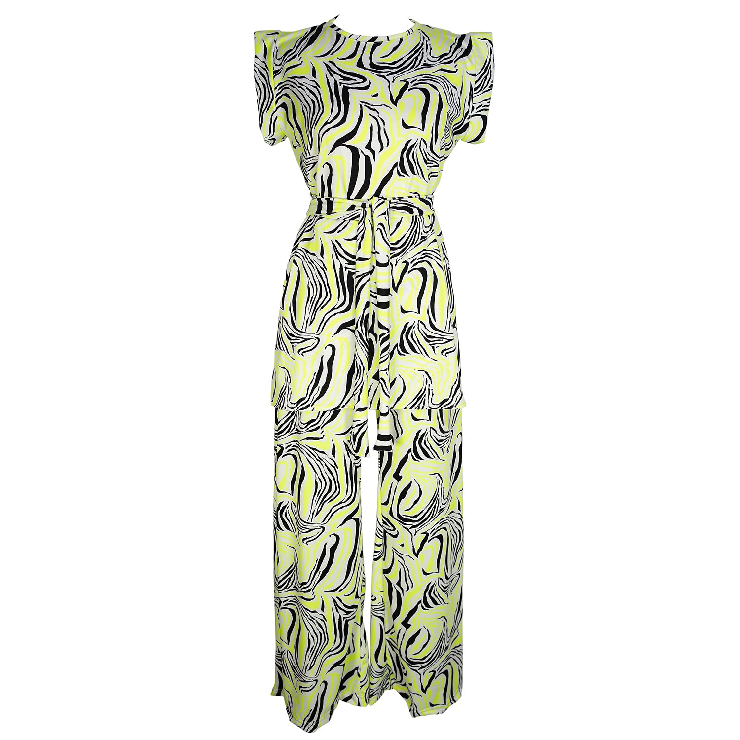 Jennafer Grace Women's Neomarble Tunic & Palazzo Set