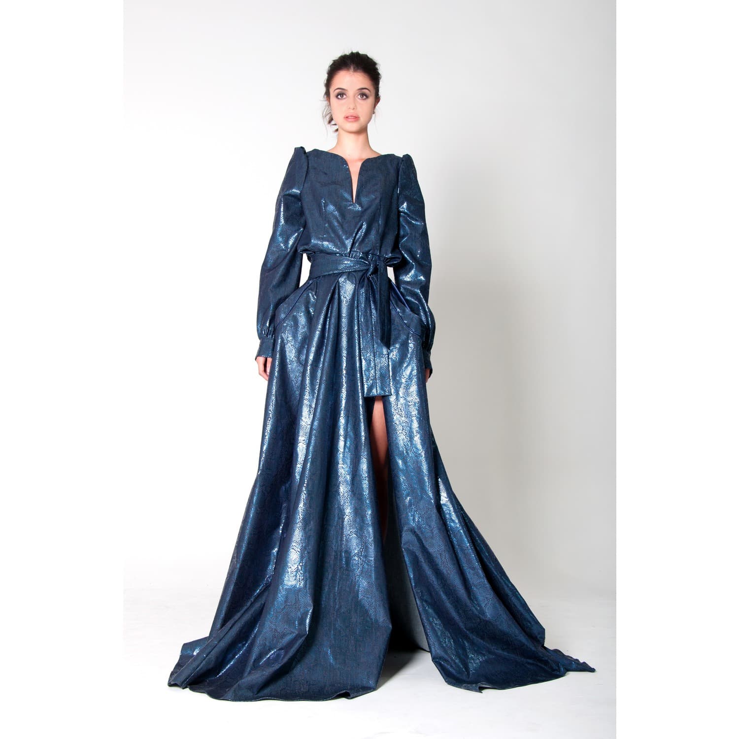 bardot denim jumpsuit