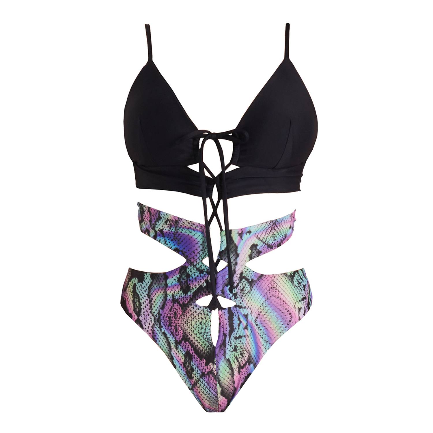 Sancha The Brand Women's Black Affirmatio One Piece Swimsuit In Black