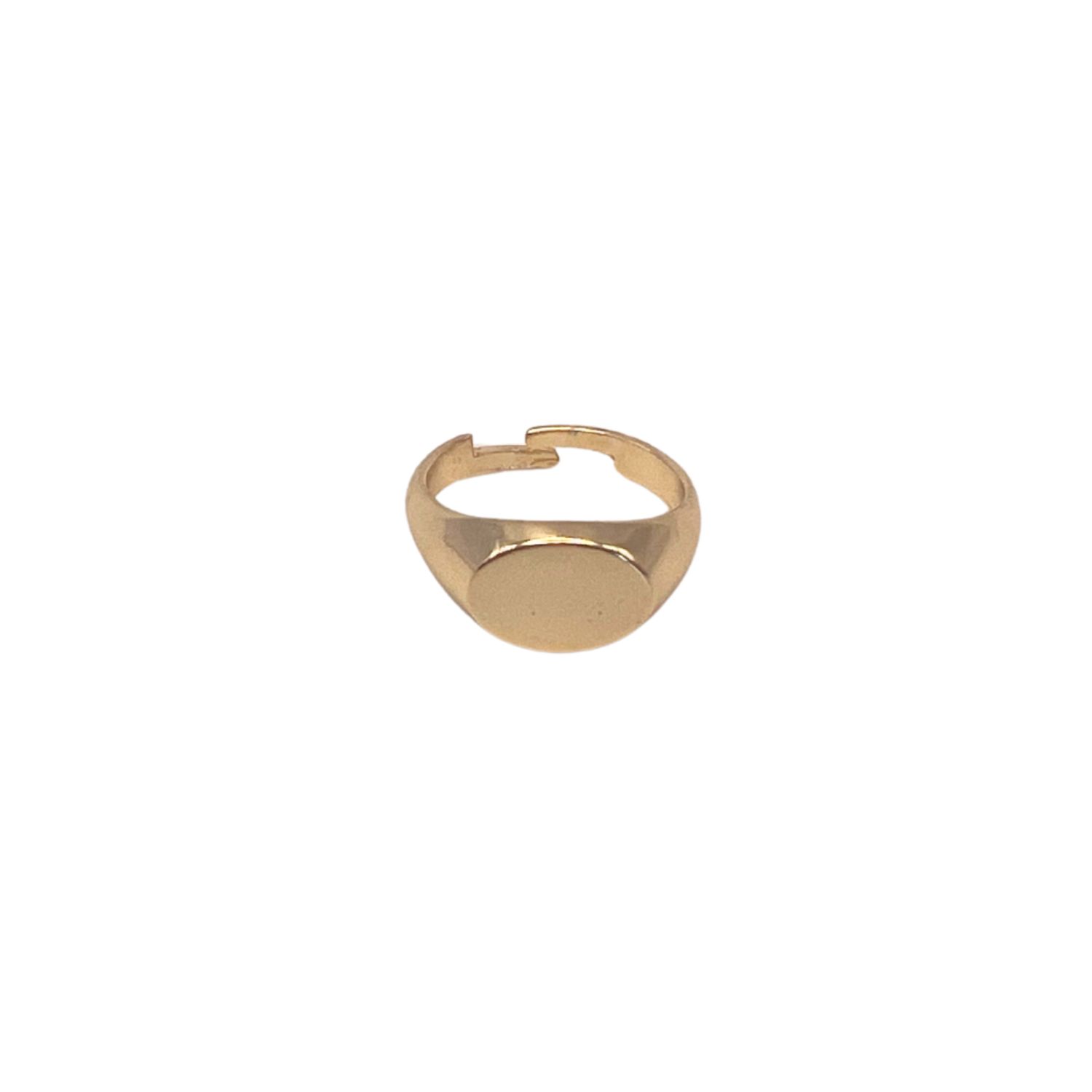 Les Reines Women's The Signet - Adjustable Ring 24k Gold Plated In Gold