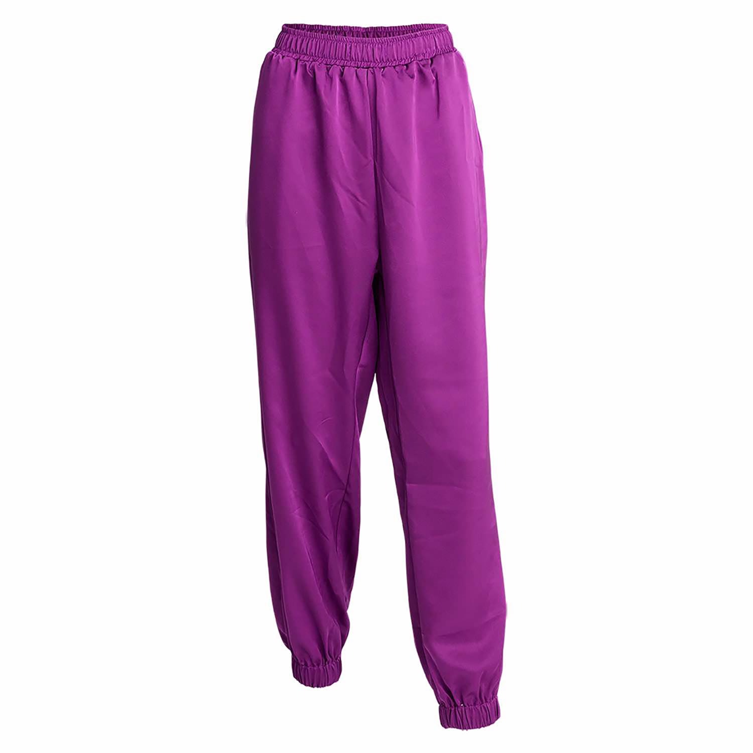 Alanakayart Women's Red Jogger Pant - Magenta In Purple