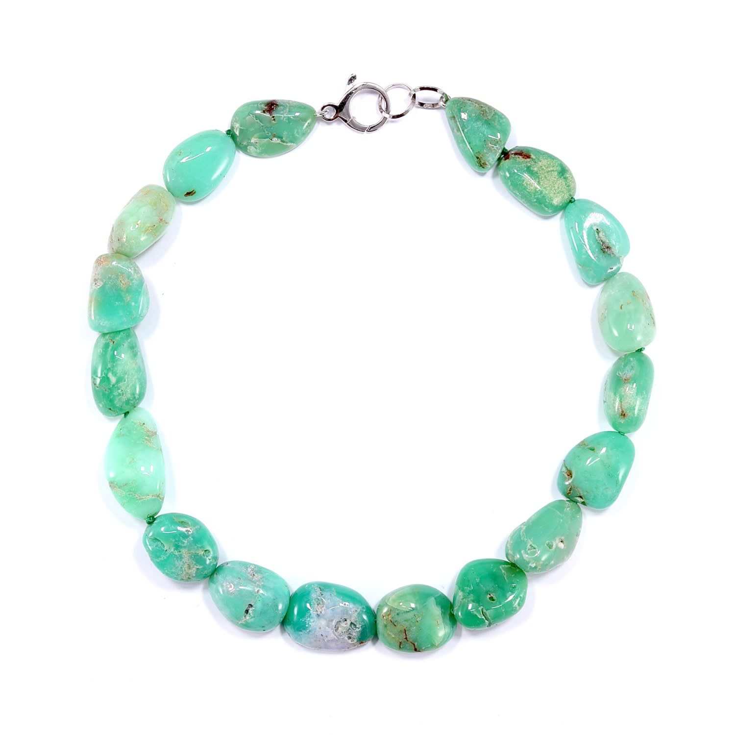 Mineralgems ✩ Studio Women's Green Chrysoprase Necklace