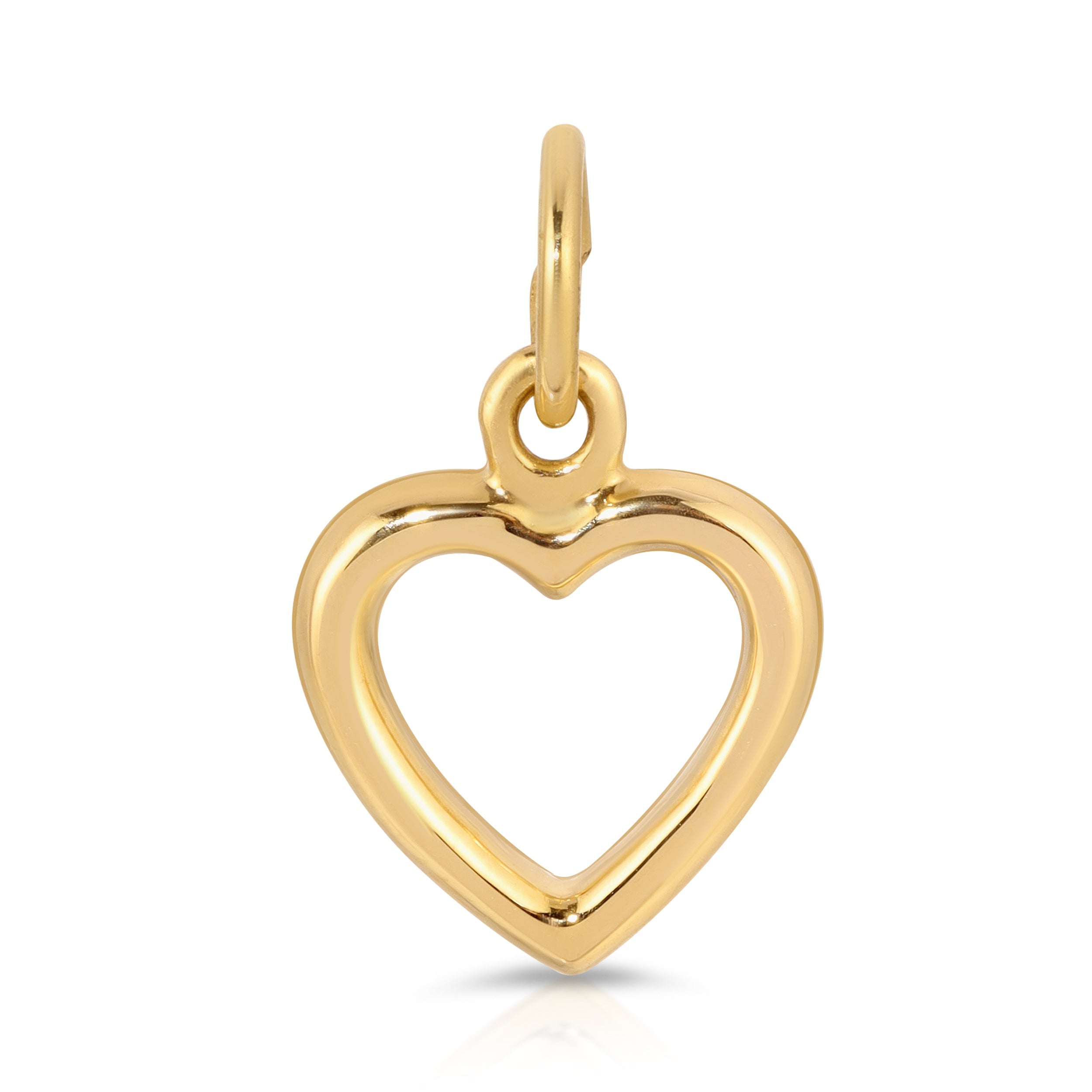 Women’s Gold Cut Out Heart Charm Maya Brenner