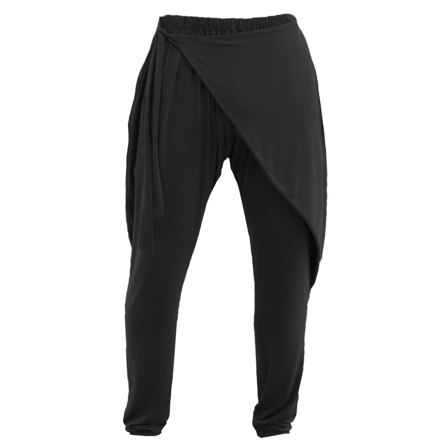 Carlton Jones Men's Bamboo Wrap Pant Homme - Black In Black