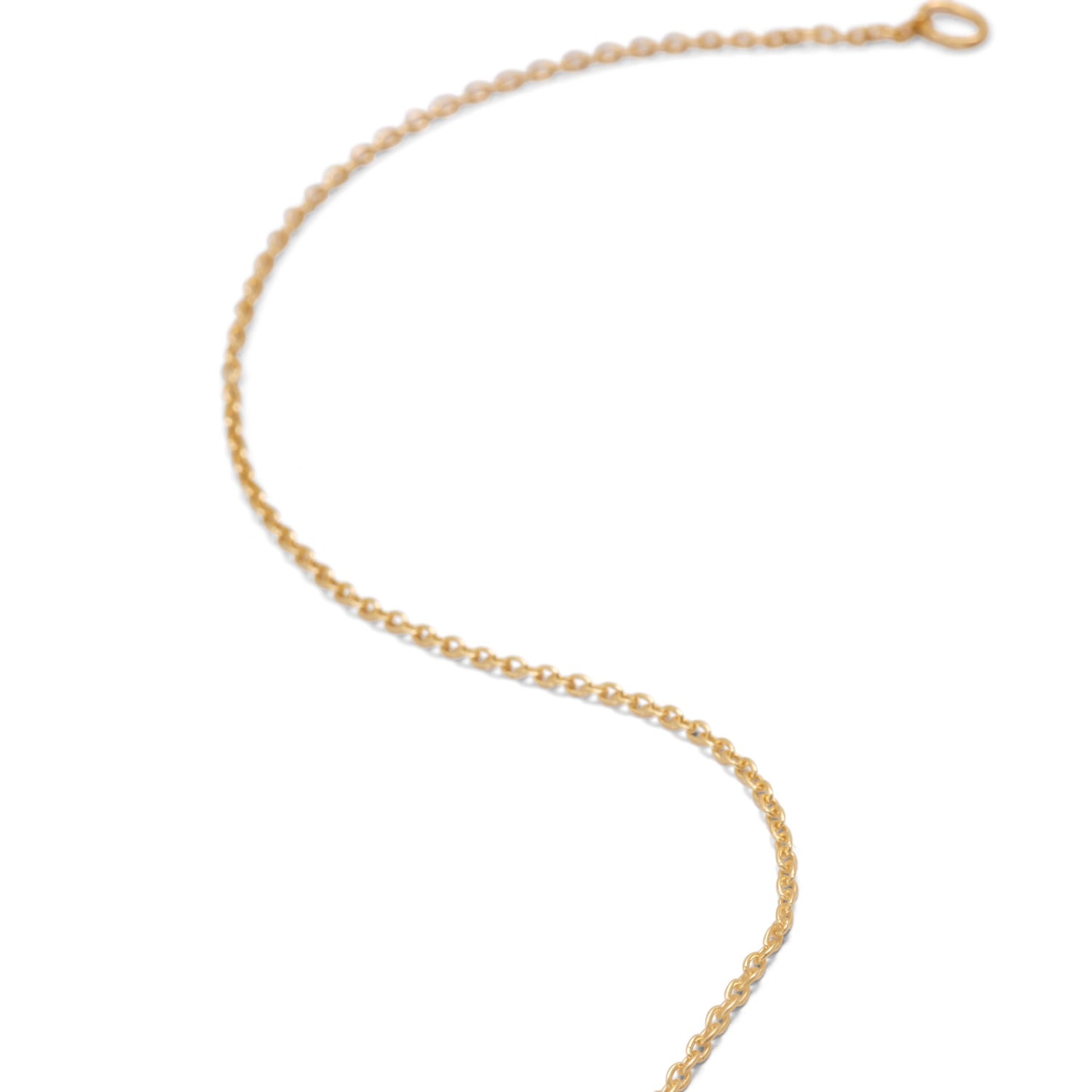 Women's Gold Iyo Adjustable Staple Necklace | Onna London
