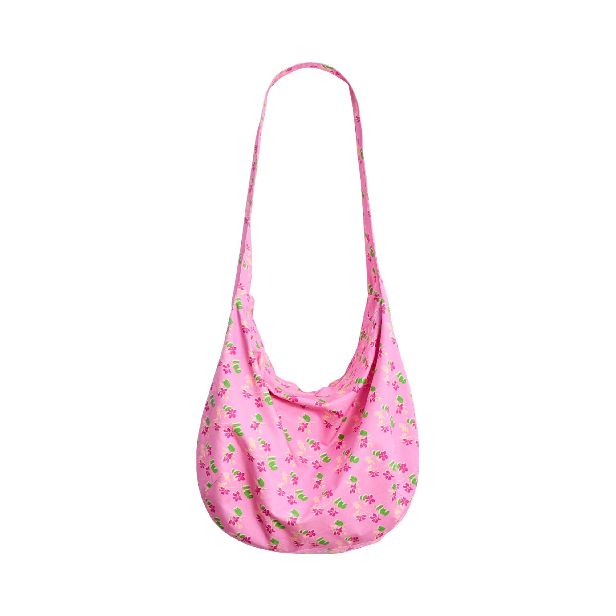 Lost Pattern Nyc Women's Beach Blossom Hobo Crossbody Bag - Pink In Pink