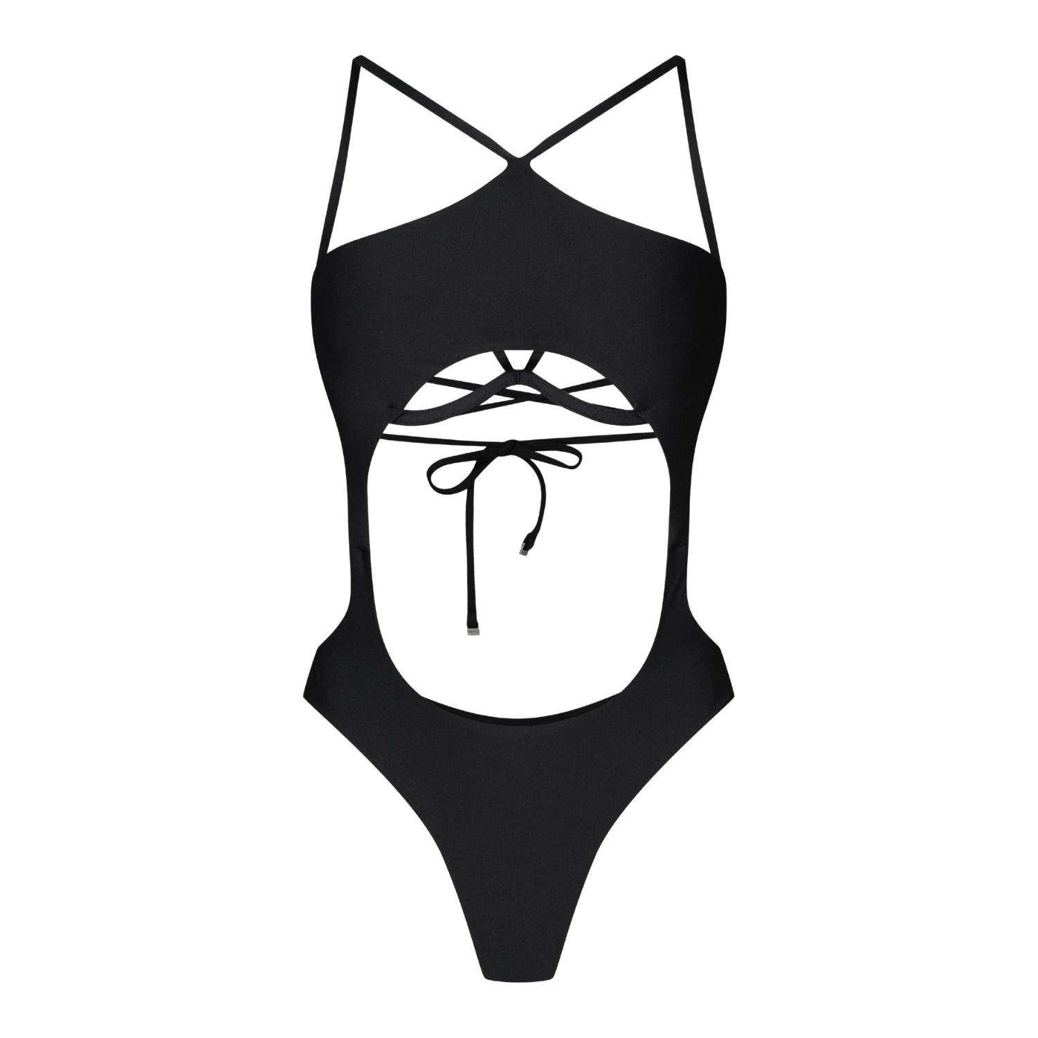Women's Vane - Black One Piece Swimsuit | Xs/S | Promees