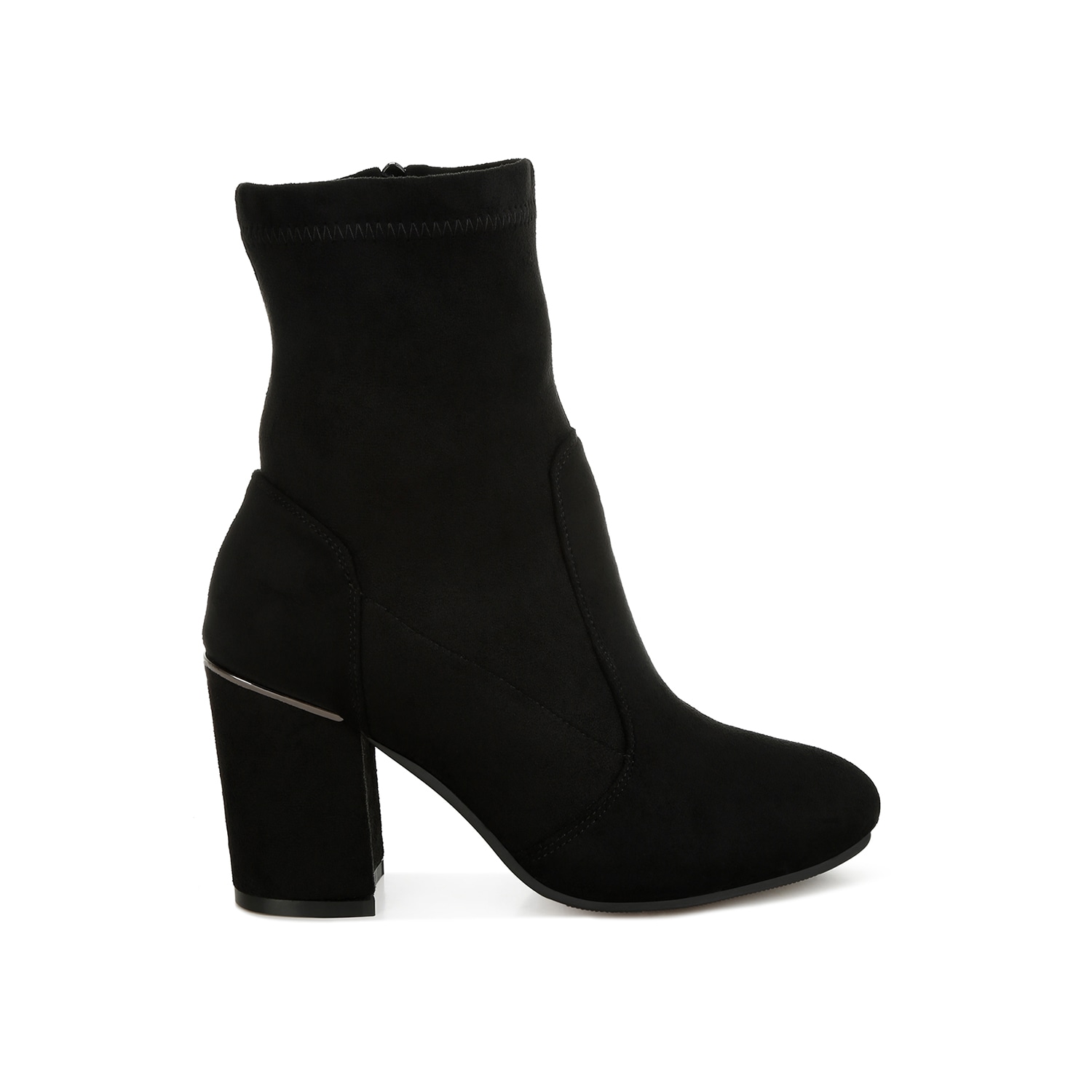 Rag & Co Women's Nidaros Microfiber Sock Boots In Black In Black