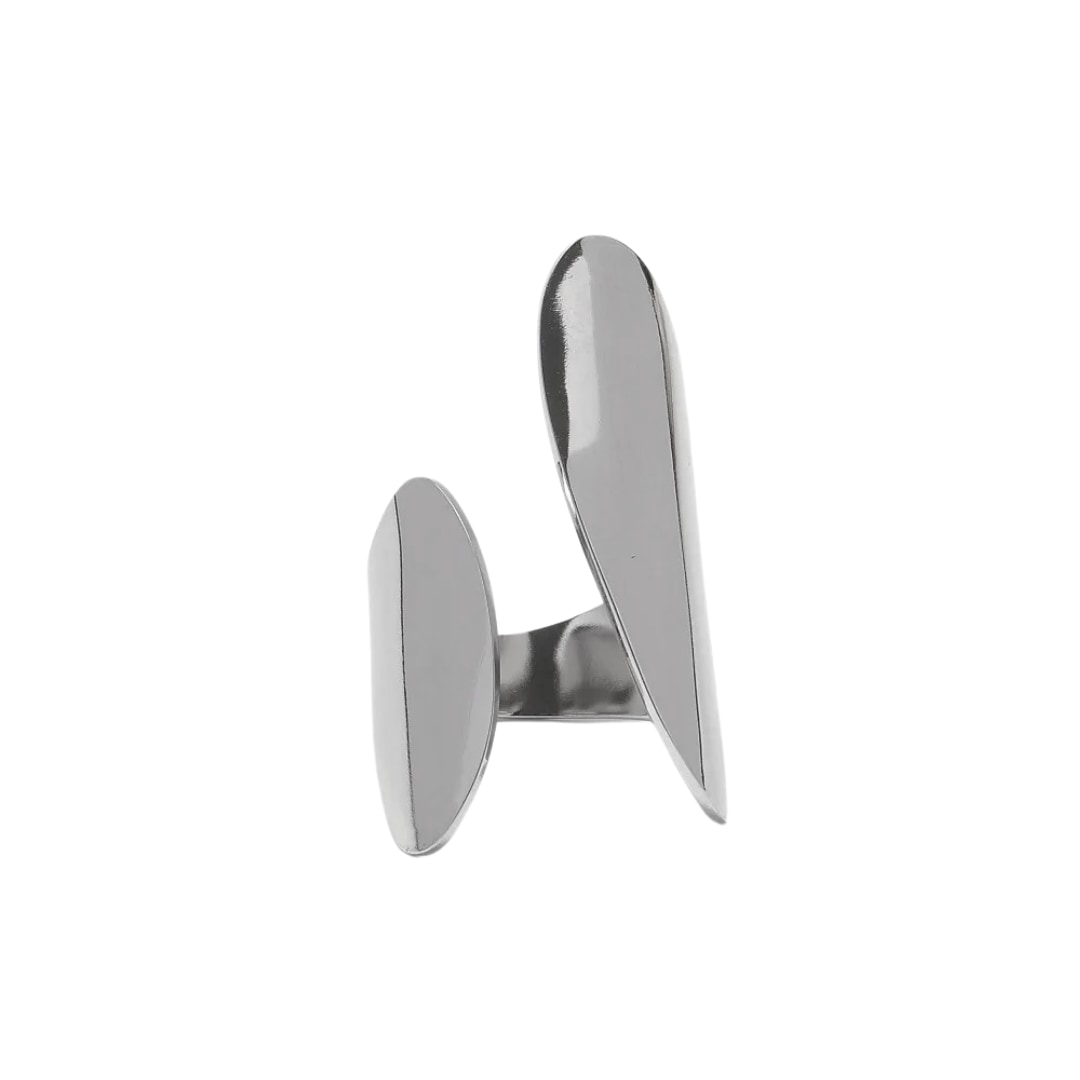 Mg Jewelry Women's Silver Open Hug Waterproof Ring In Silver