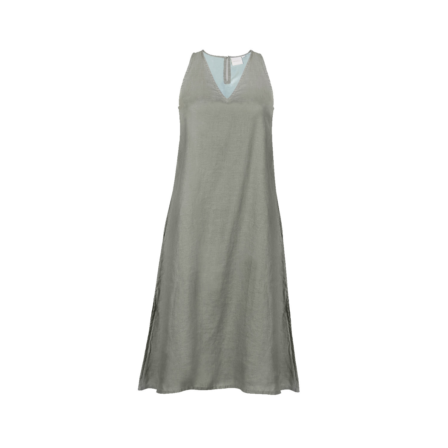 Reistor Women's Reading Tea Leaves Green Hemp Dress In Green