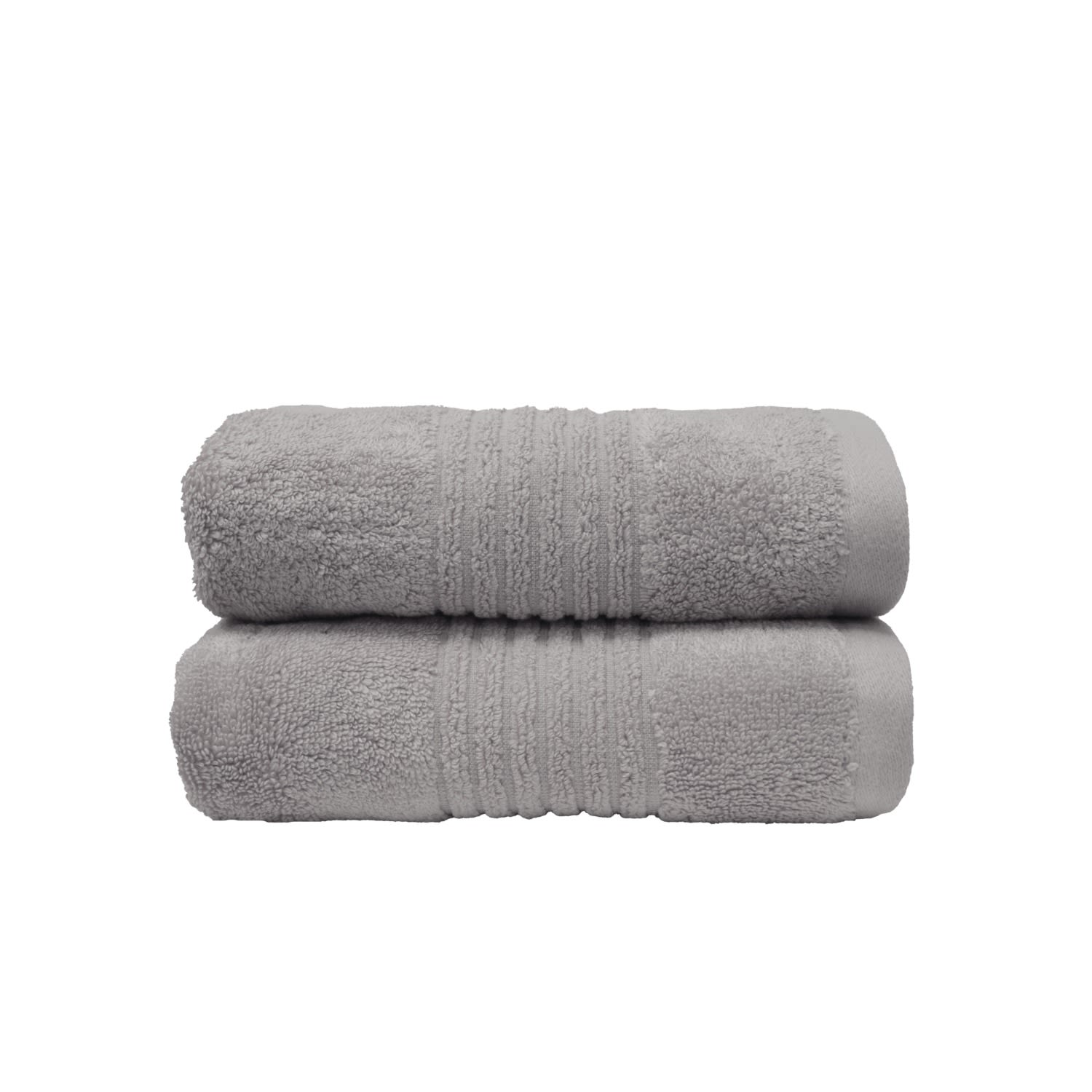 Ultra Soft Bamboo Hand Towel Set - Silver One Size Misona