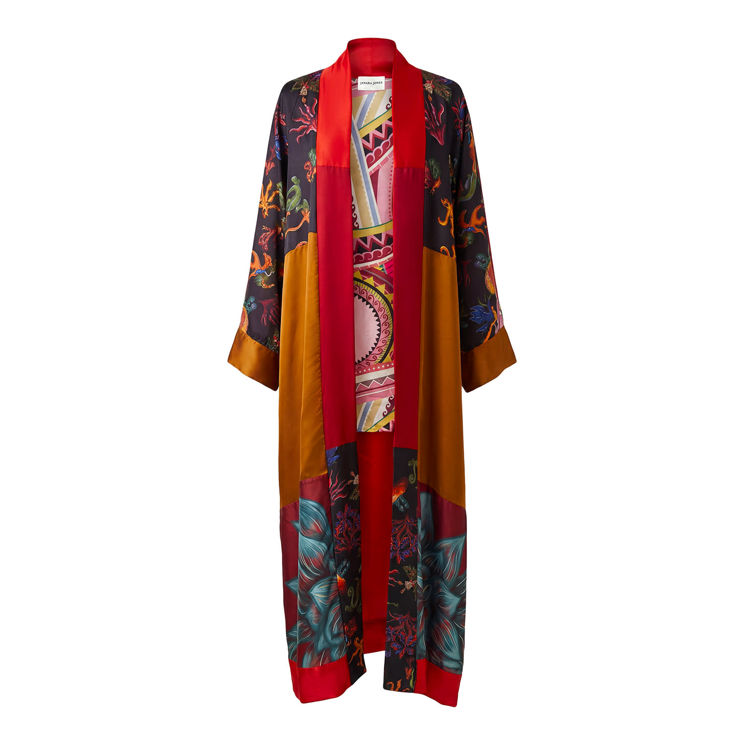 Women's One Of A Kind Golden Mist Abaya Kaftan | One Size | Janara Jones