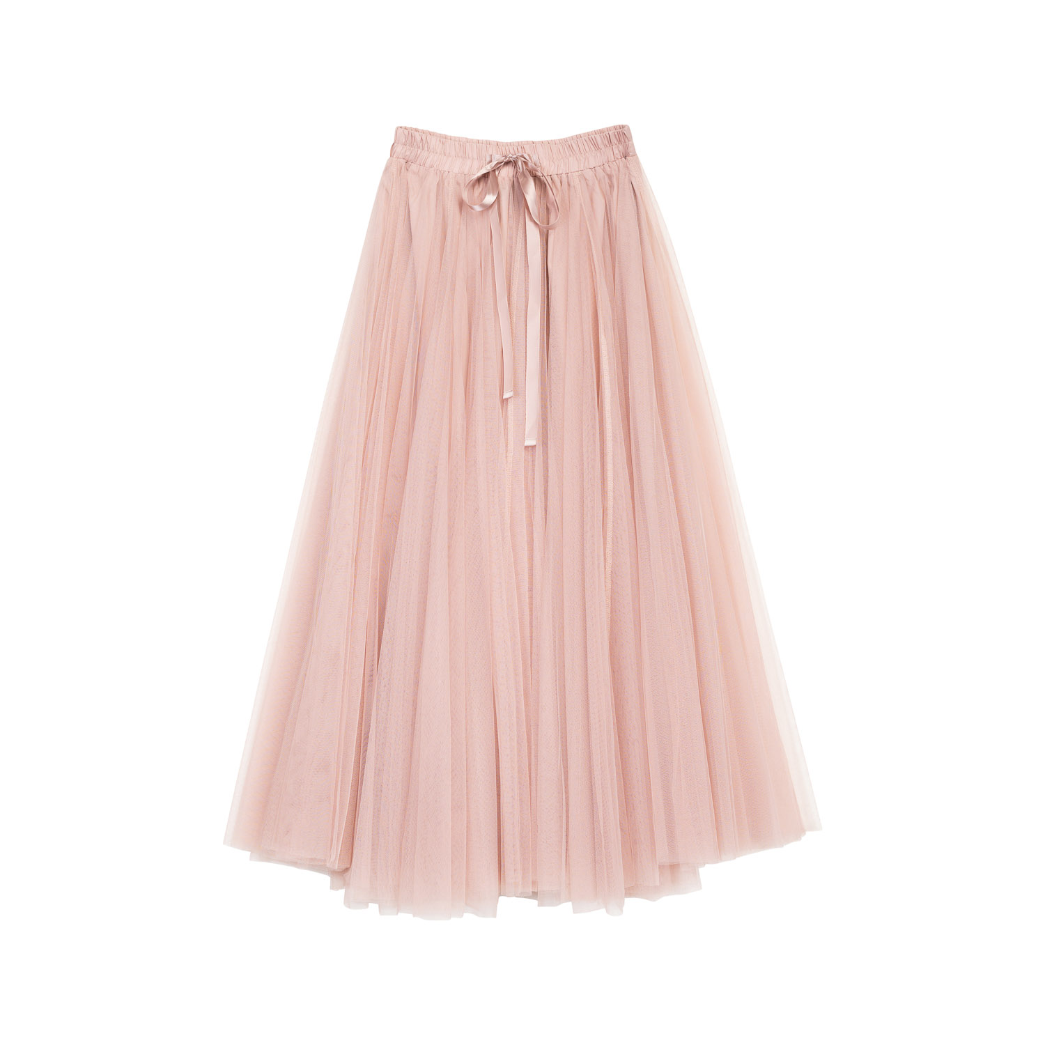 Tantra Spain Sl Women's Pink / Purple A-line Tulle Skirt With Elastic Waistband Pink