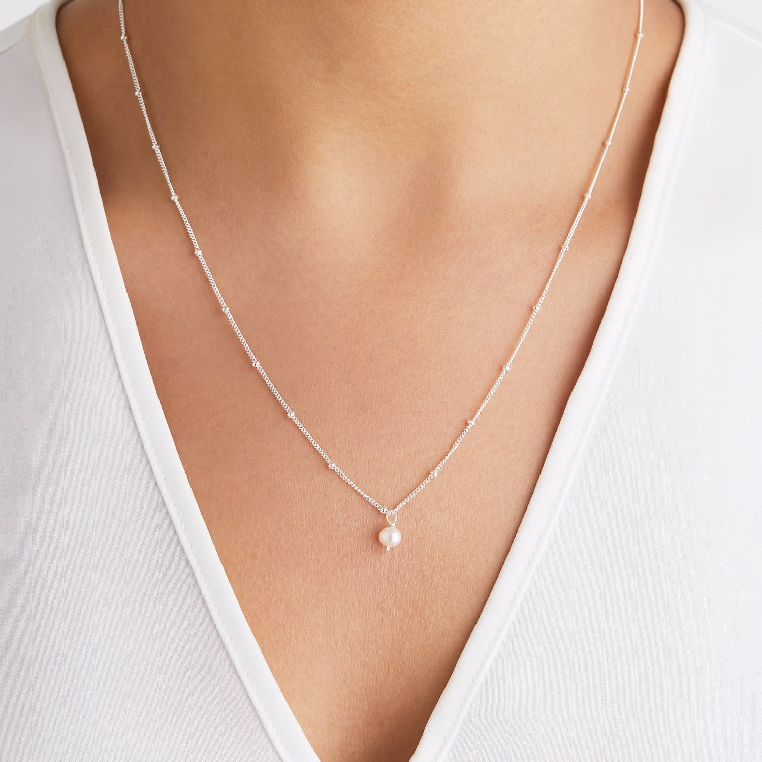 single pearl necklace