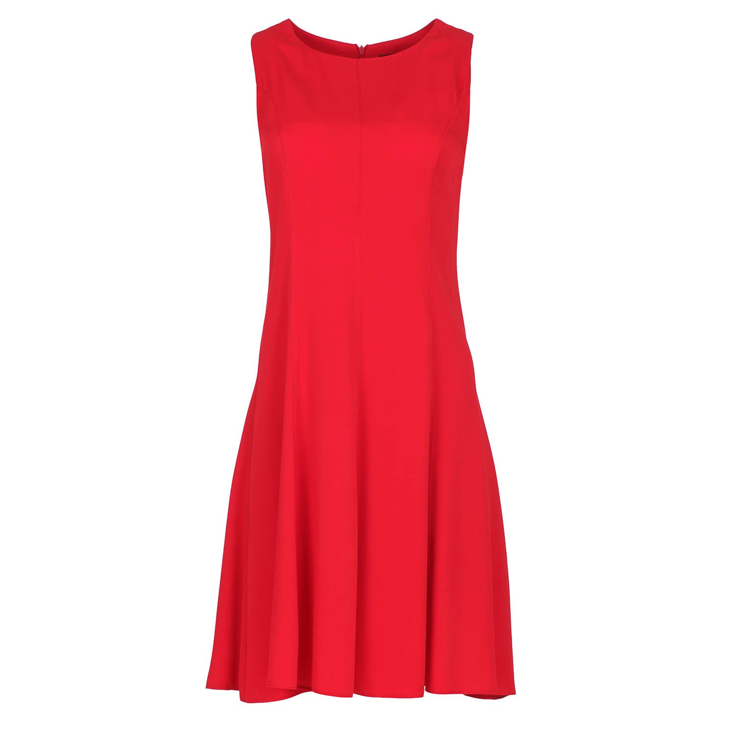 Women's Red Colour Cloche Dress