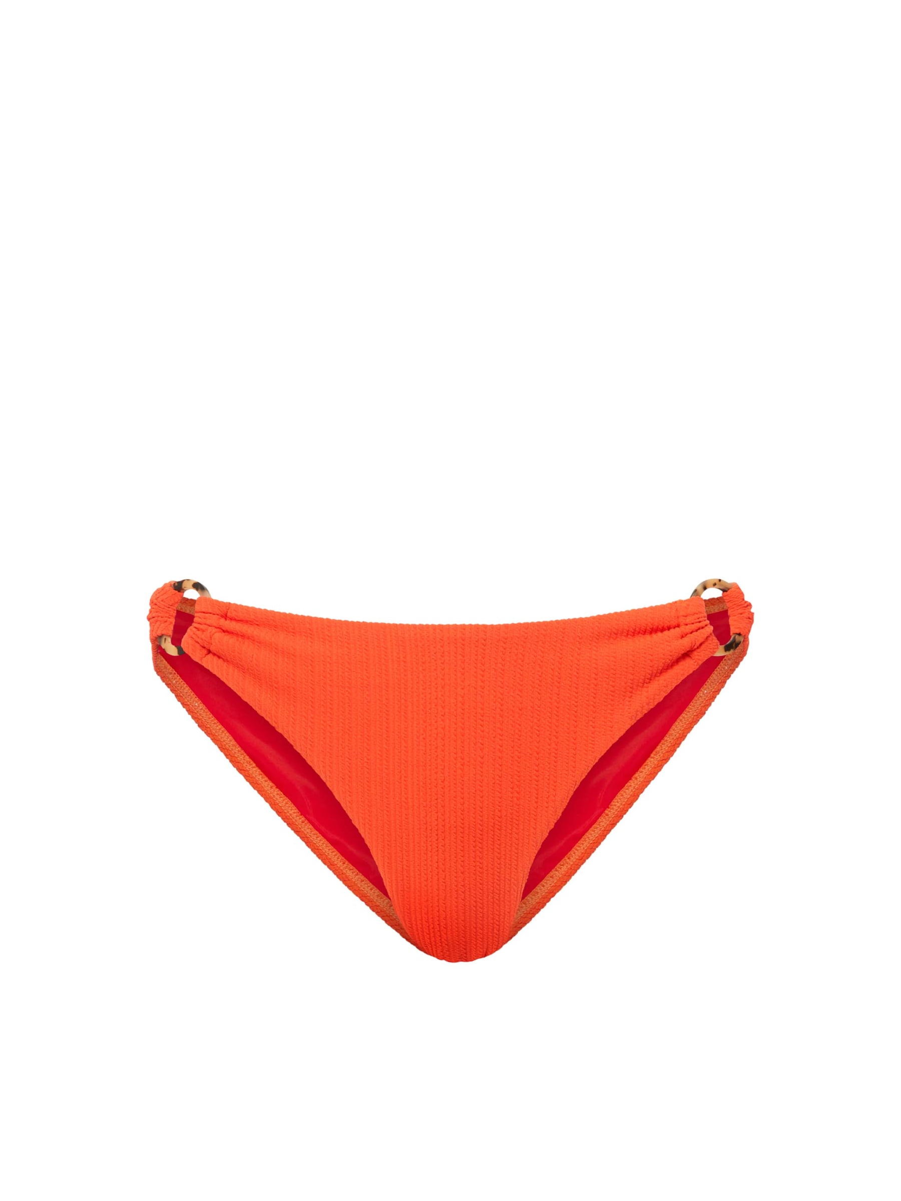 Change Of Scenery Women's Yellow / Orange Ring Trim Bottom In Flame Texture In Yellow/orange