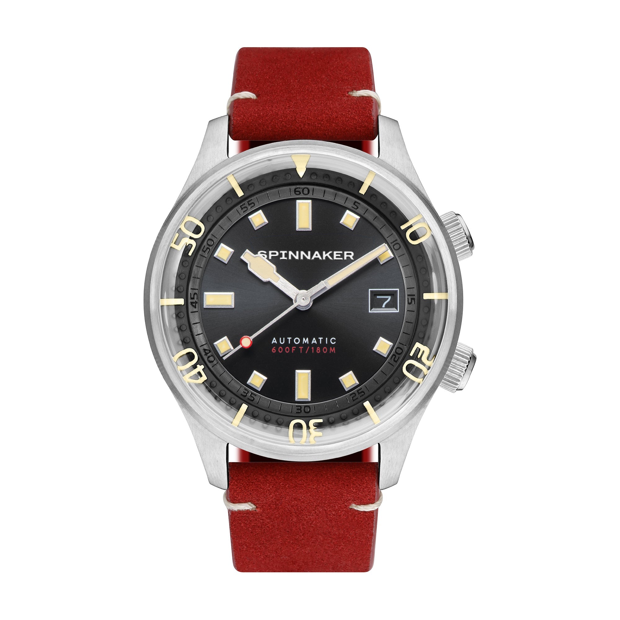 Spinnaker Bradner Men's Automatic Ink Black Watch In Black