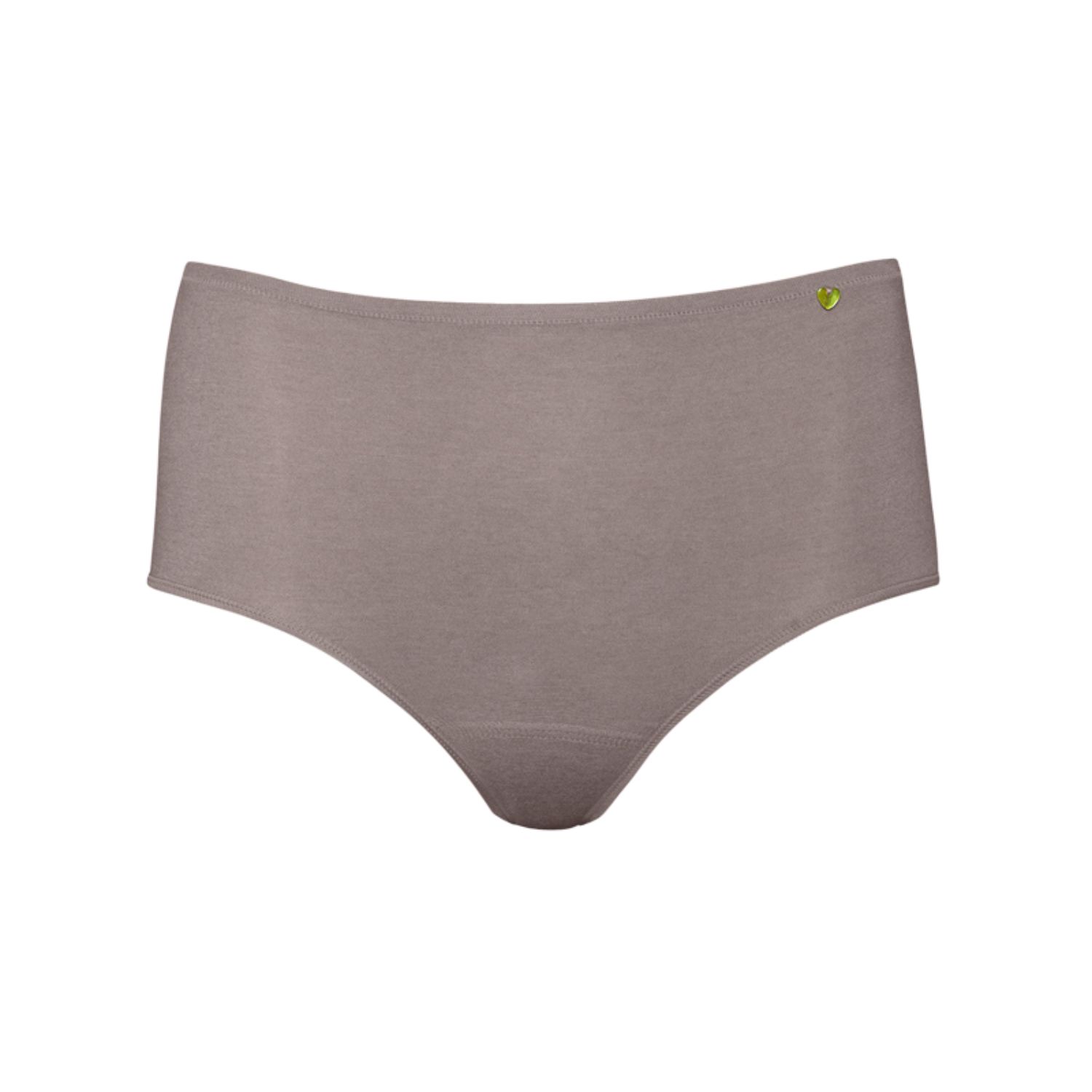 Zd Zero Defects Women's Brown Atenea High-waist Brief – Stylisht Fit & Comfort With Soy Fiber - Color Mink In Brown