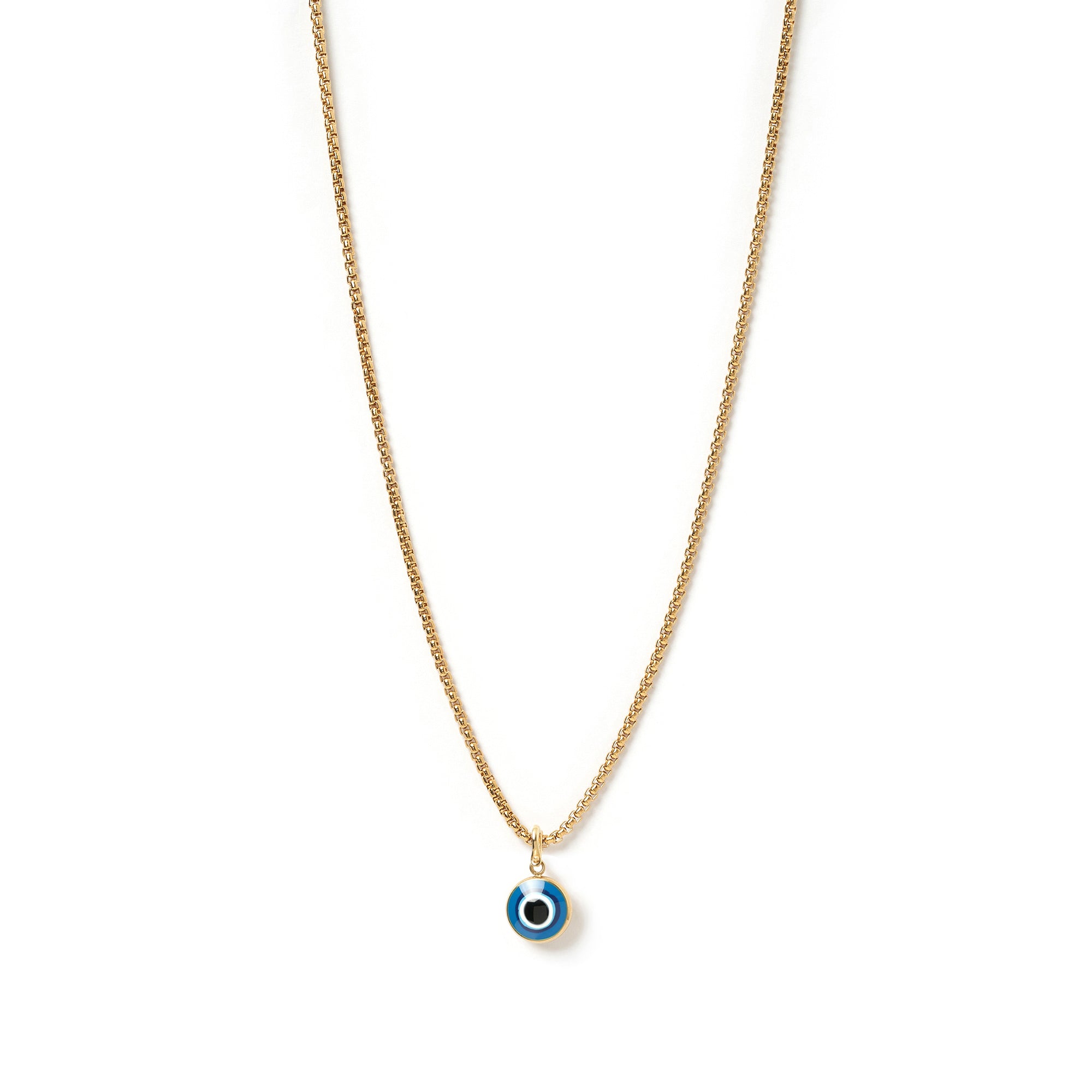 Arms Of Eve Women's Gold Occhio Men's Charm Necklace In Gold