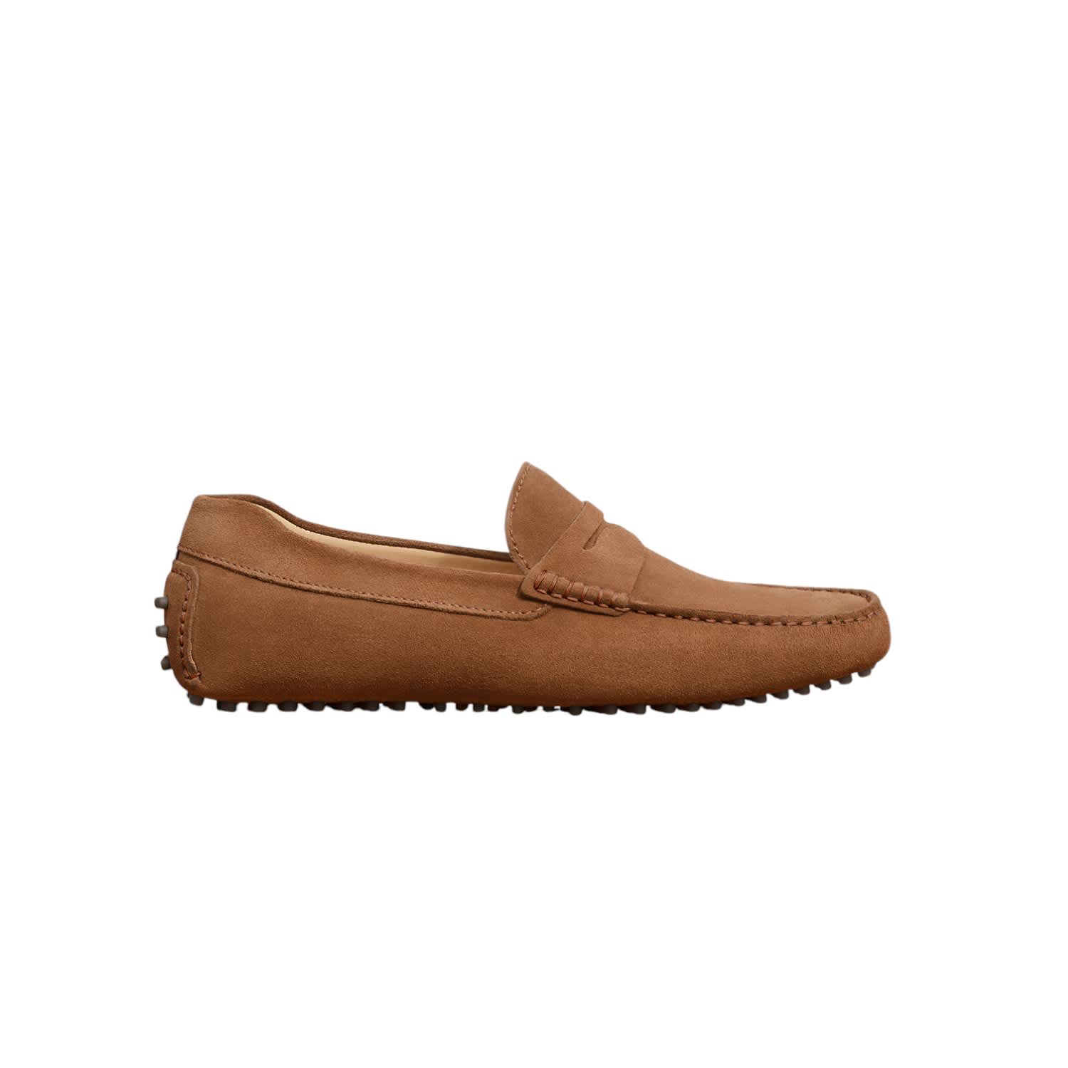 Parker Driving Loafer - Brown Suede | Jack Erwin | Wolf & Badger display picture 1