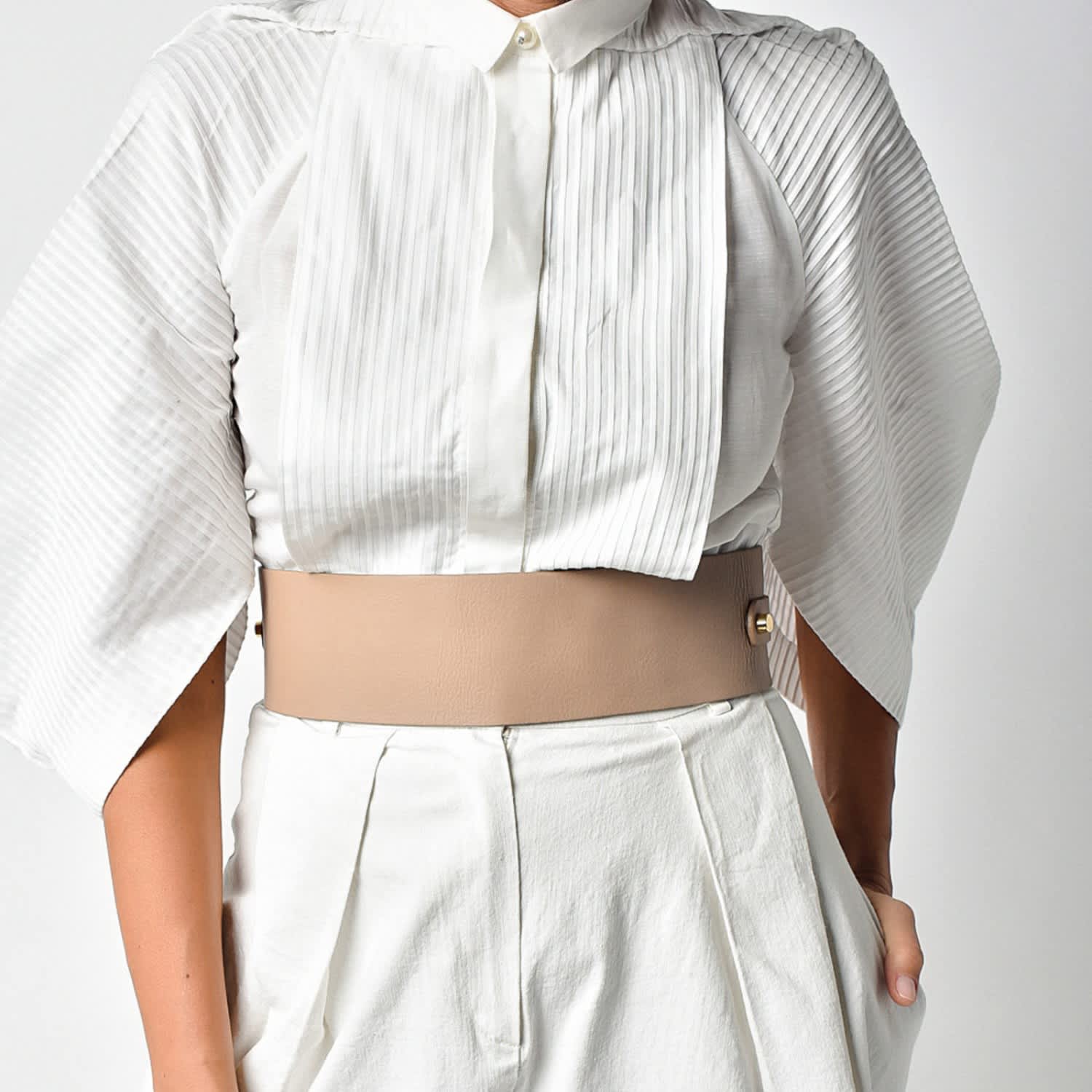 Leather Waist Belt- Neutrals | PLIK x HAYA | Wolf & Badger Leather Waist Belt- Neutrals | PLIK x HAYA | Wolf & Badger