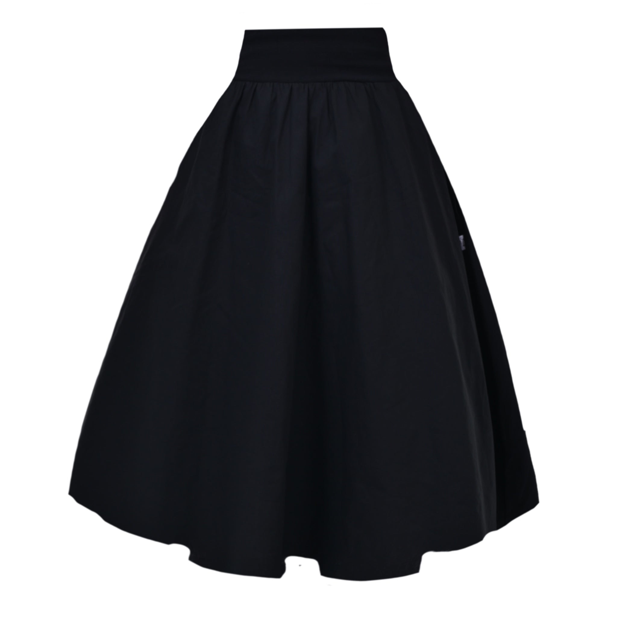 Women's Bonnie Midi Skirt In Black | XXL | Frock Tales