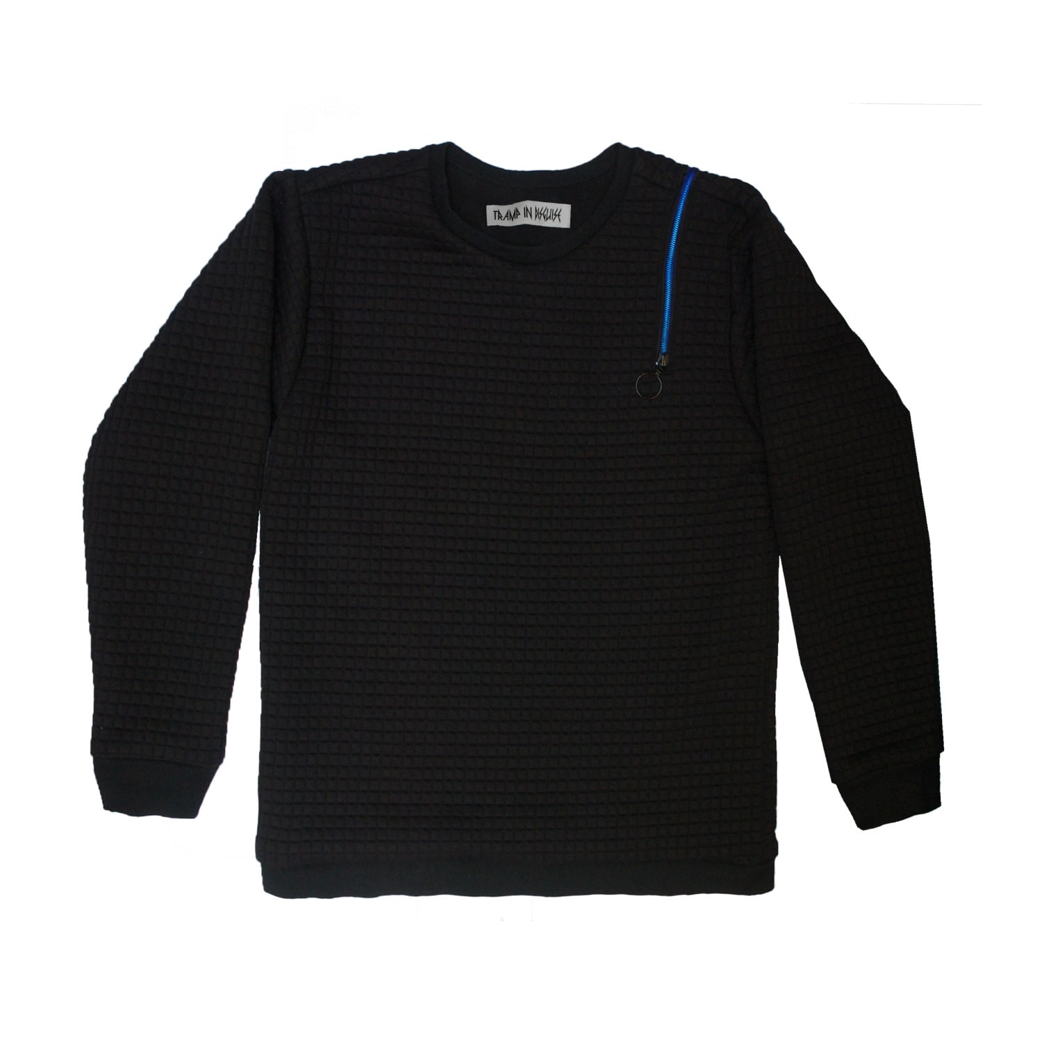 Tramp In Disguise Black Unisex Propus Sweatshirt In Black