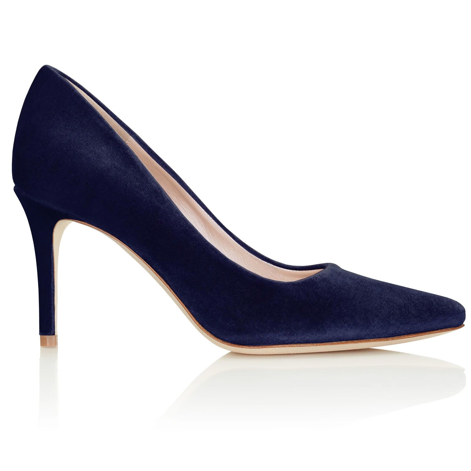 Women’s Blue Claudia Velvet Midnight 9 Uk Emmy London