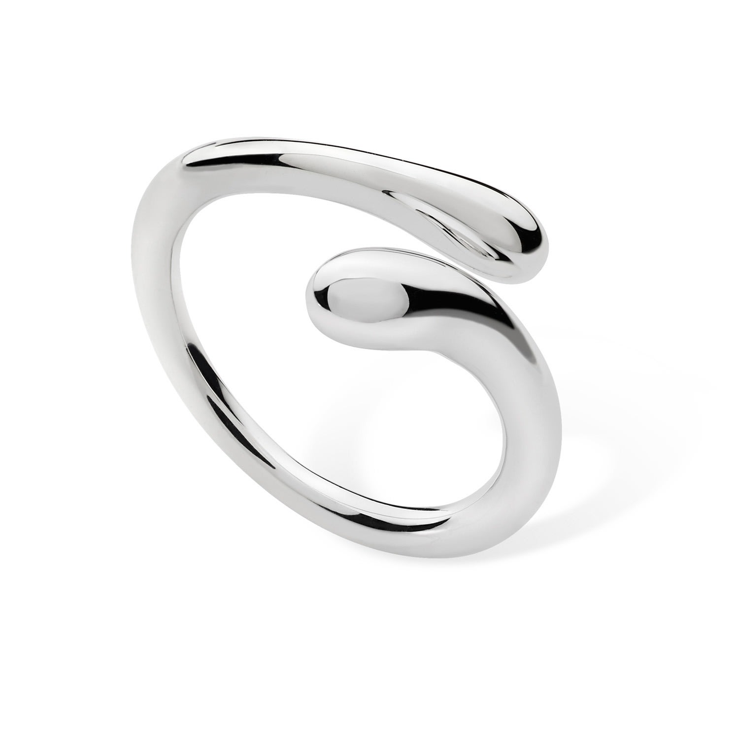 Women’s Silver Open Drop Ring Lucy Quartermaine