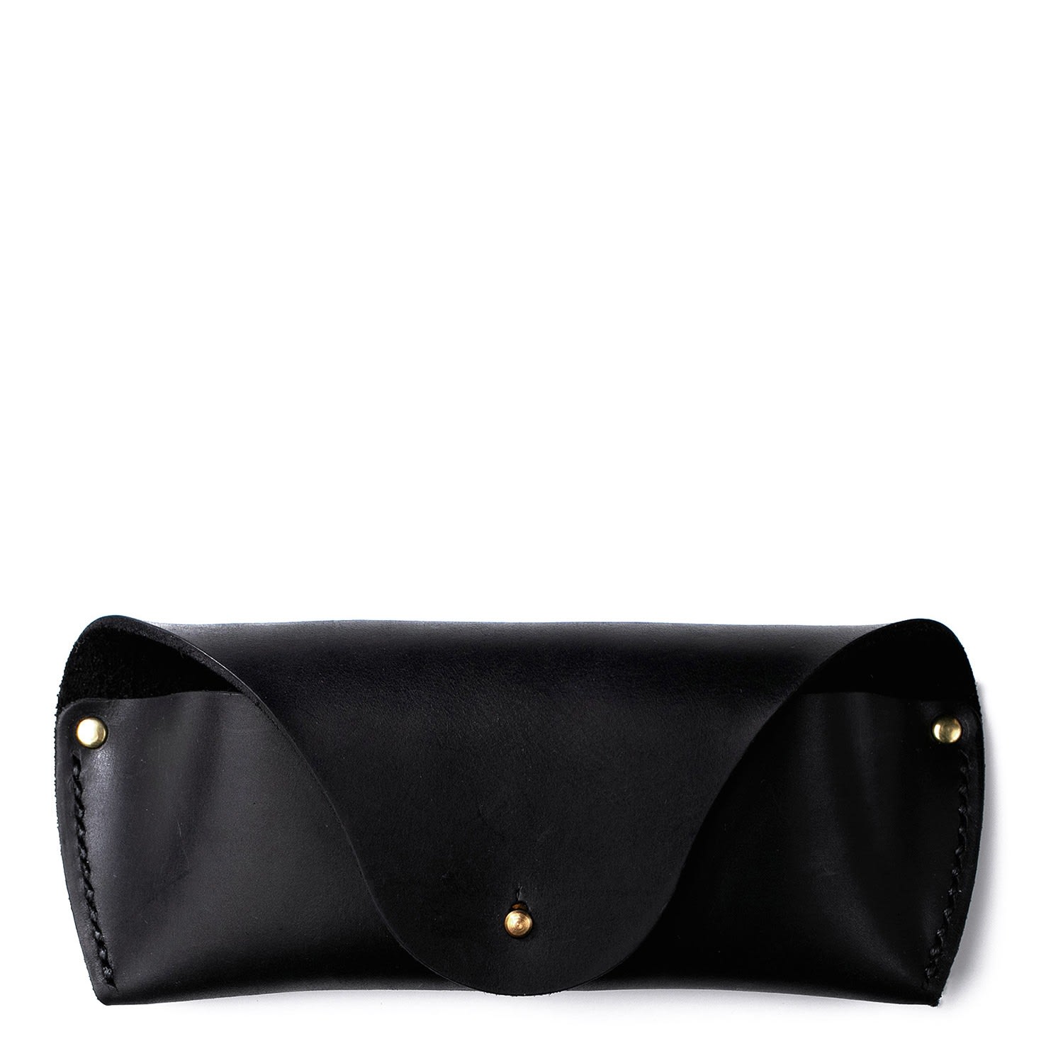 Roarcraft Women's Leather Sunglasses Case - Black In Black