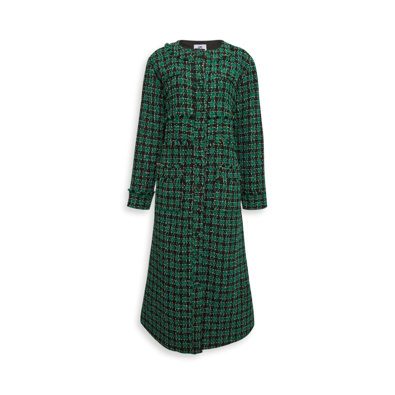 Women’s Green Tweed Dress Small Mazarine Ladies’ Garments Trading Co. L. l.c.