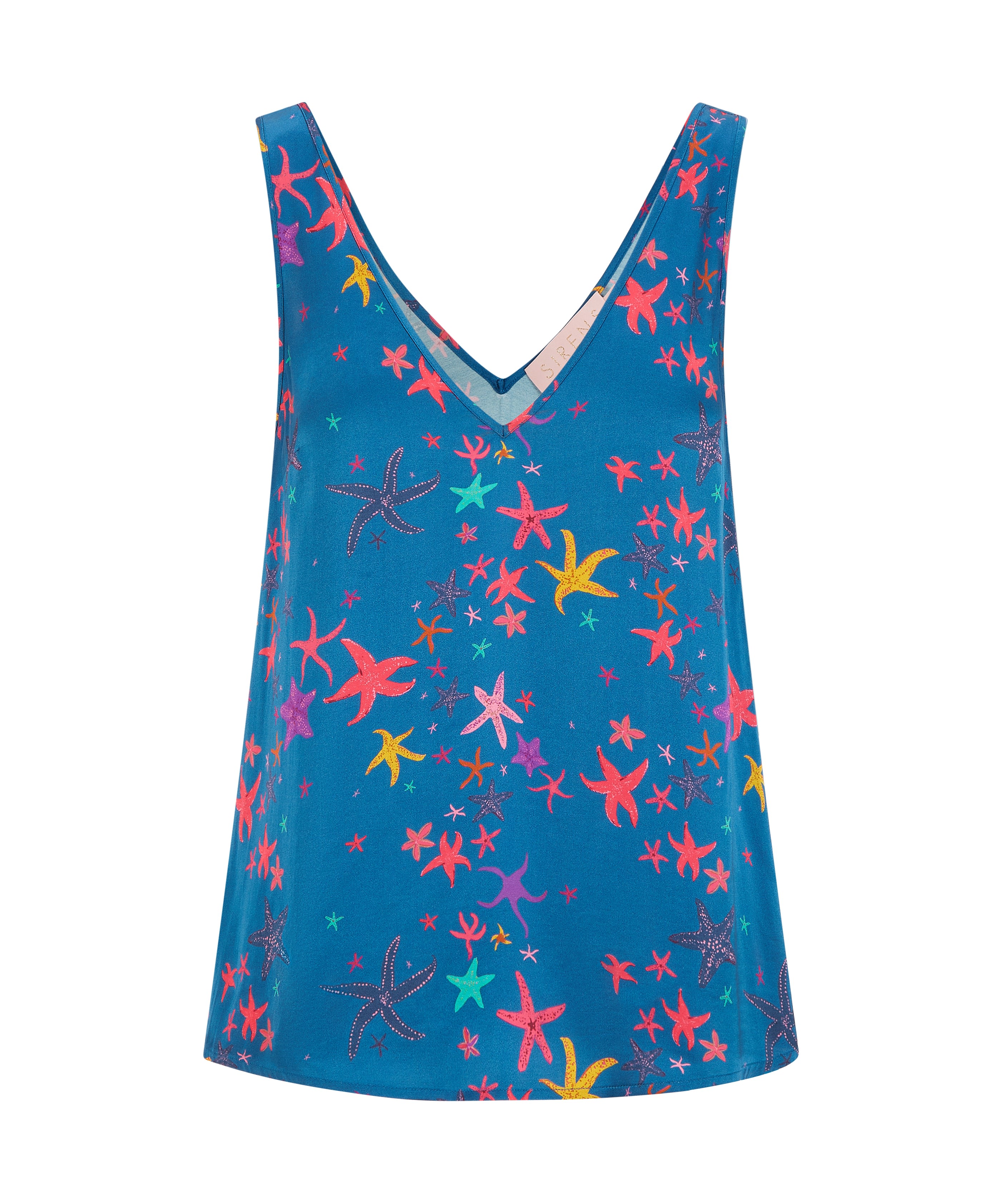 Sirens London Women's Aura Camisole Blue Starfish In Blue
