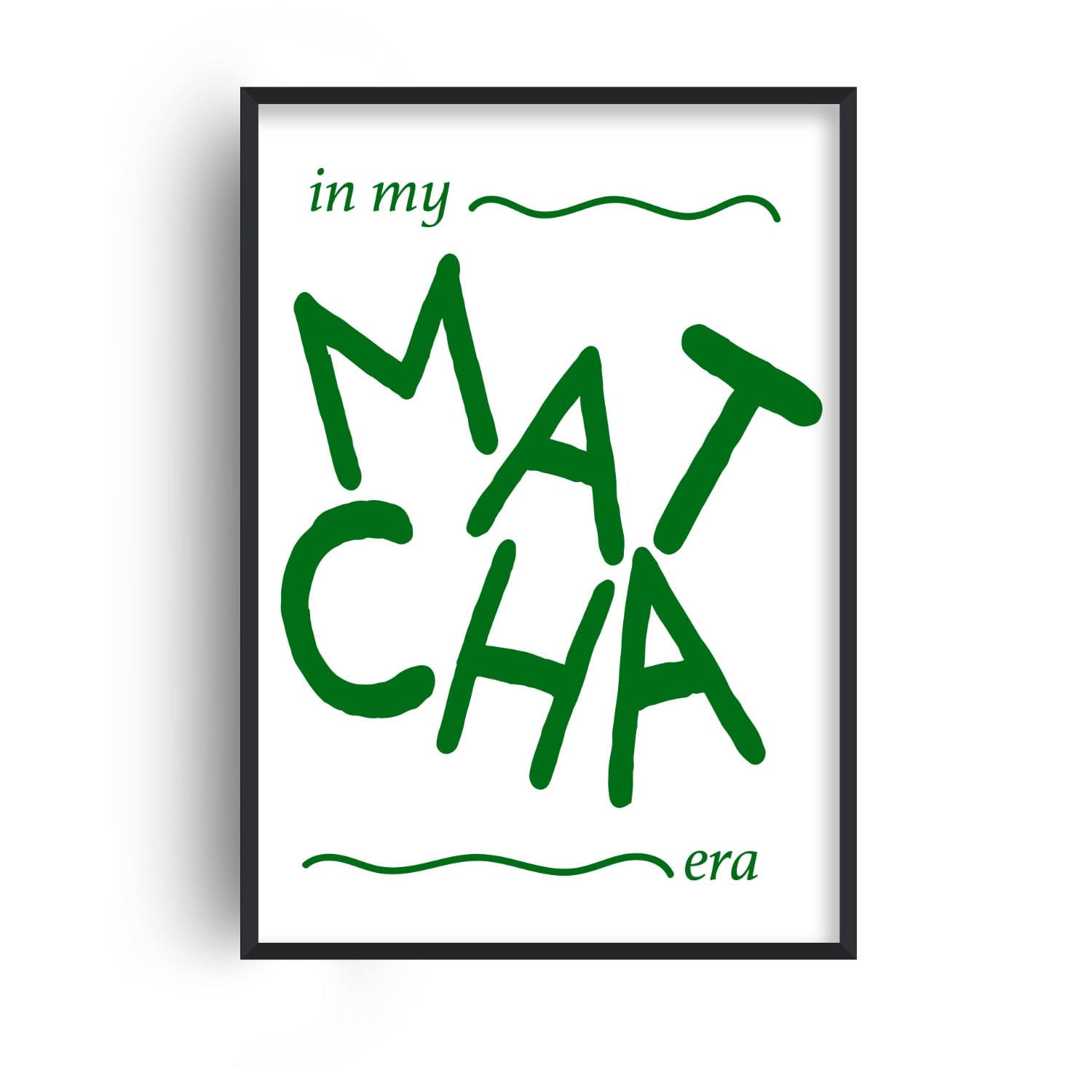 Fanclub Green In My Matcha Era Giclée Kitchen Art Print A2