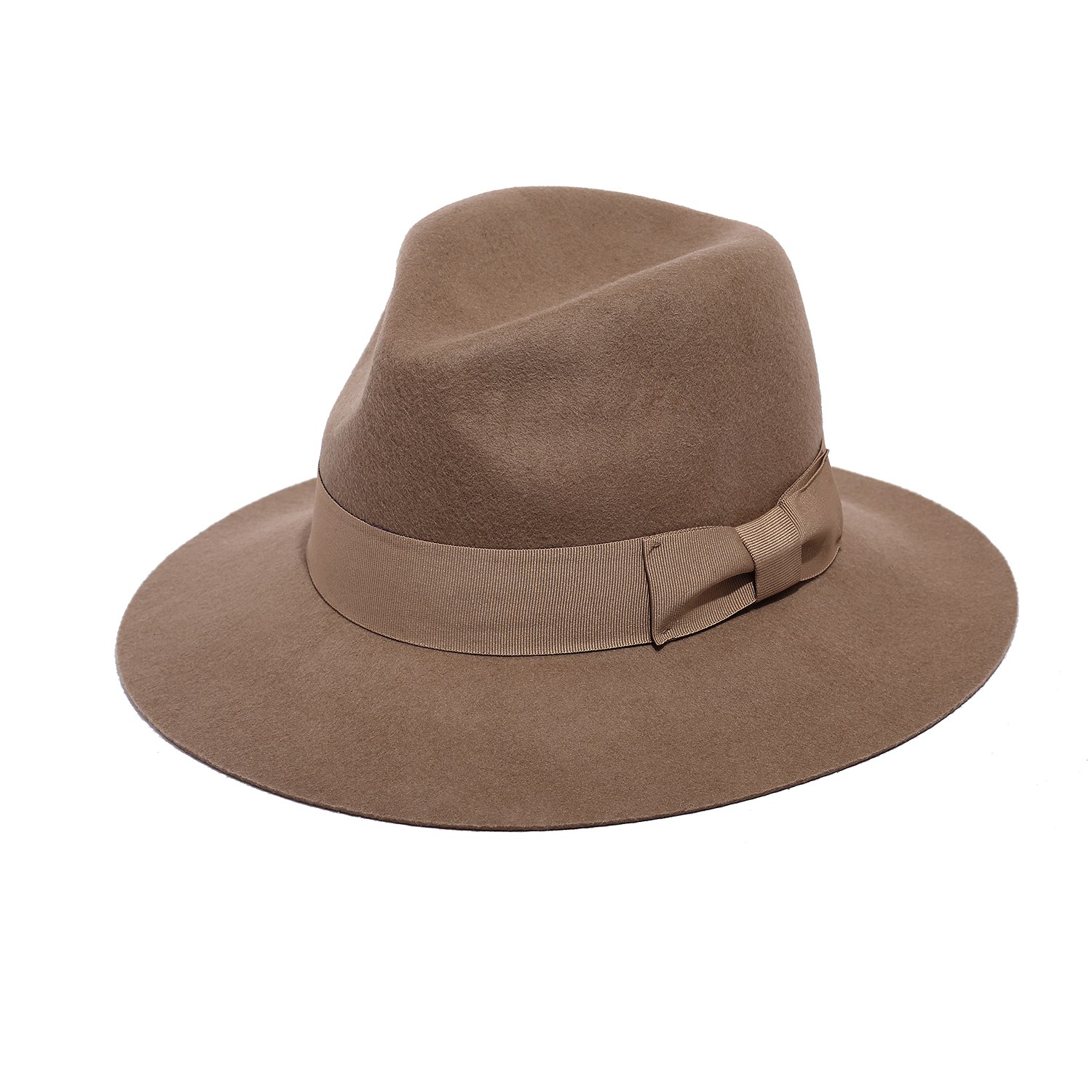 Women’s Brown Classic Fedora Hat Small Justine Hats