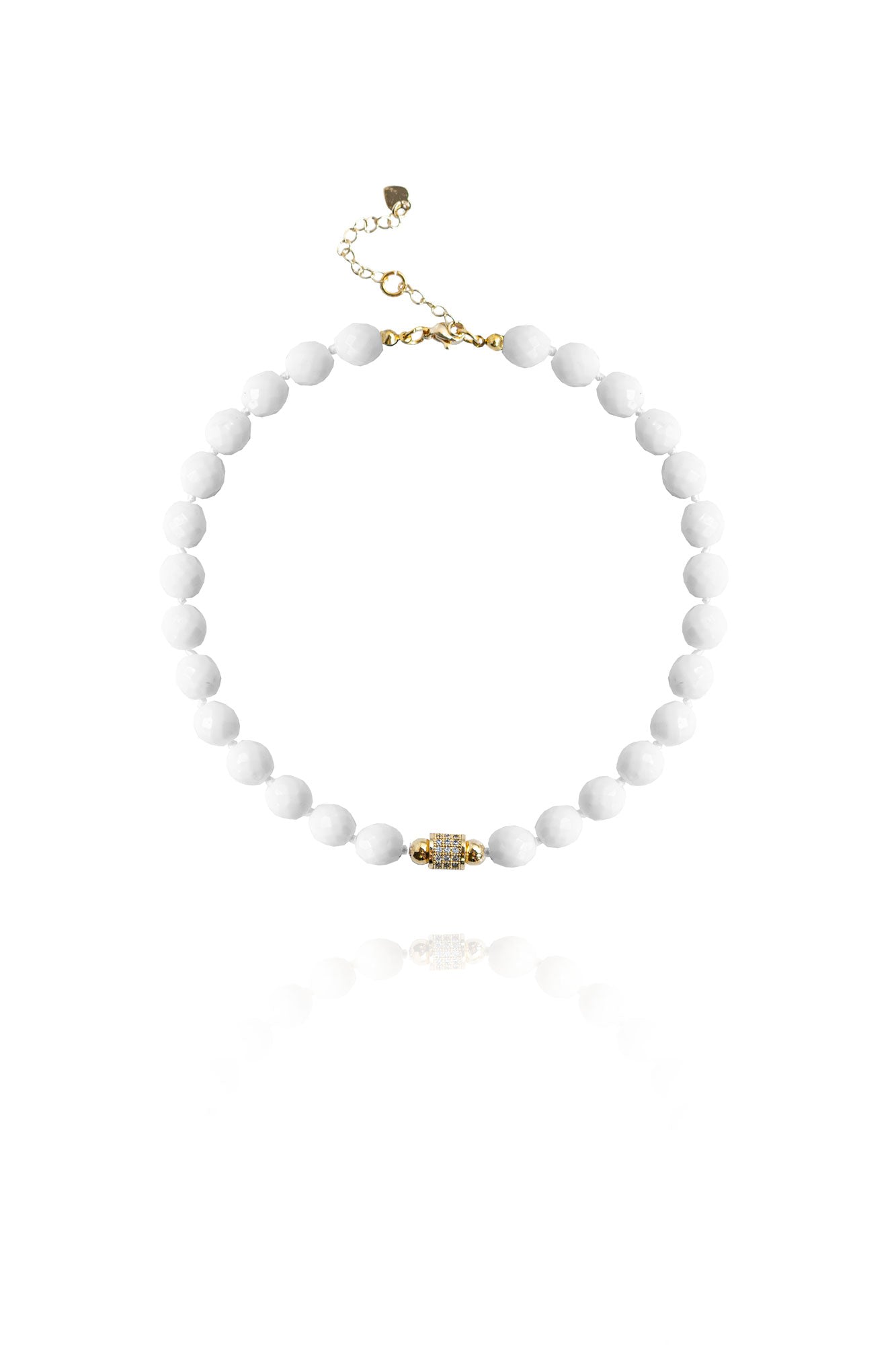 Women’s Leni Mini Necklace In White Saule Label