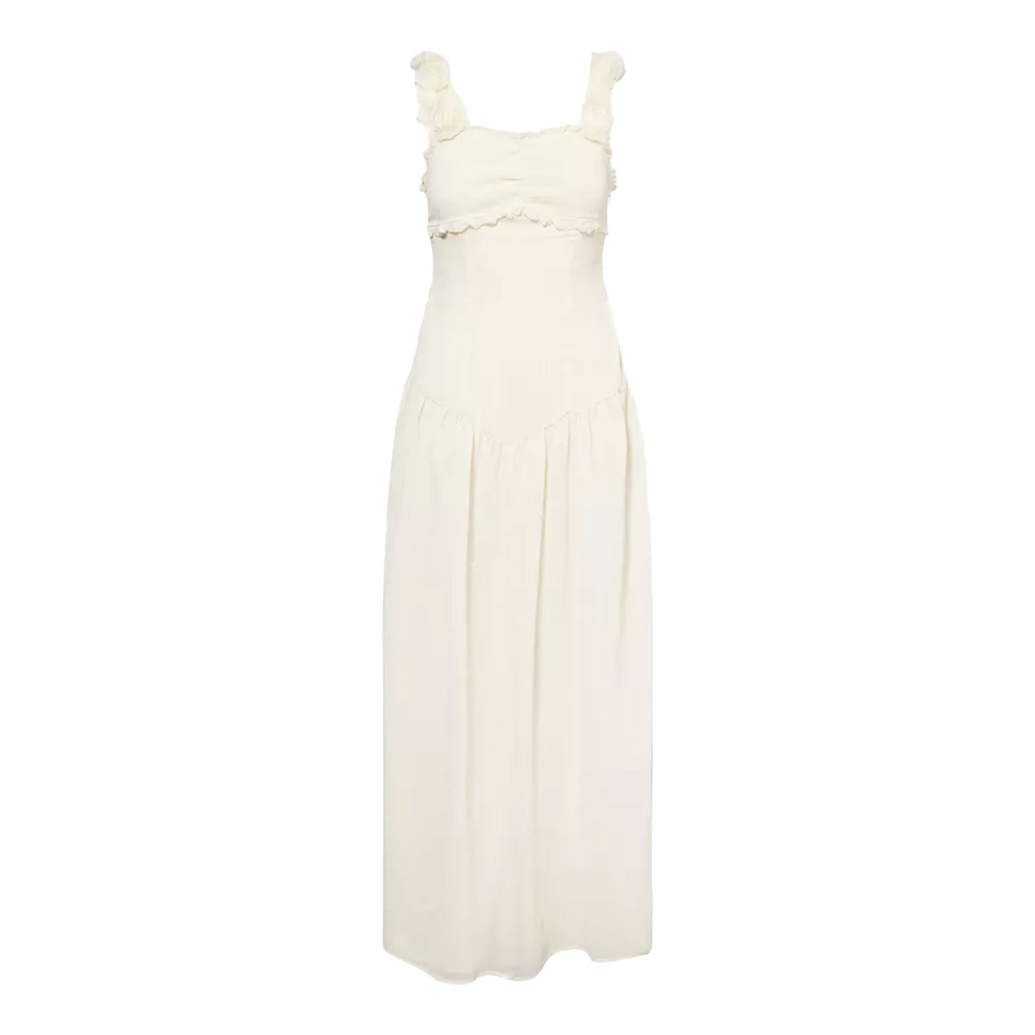 Amy Lynn Womens  Viola Rose-appliqué Woven Maxi Dress